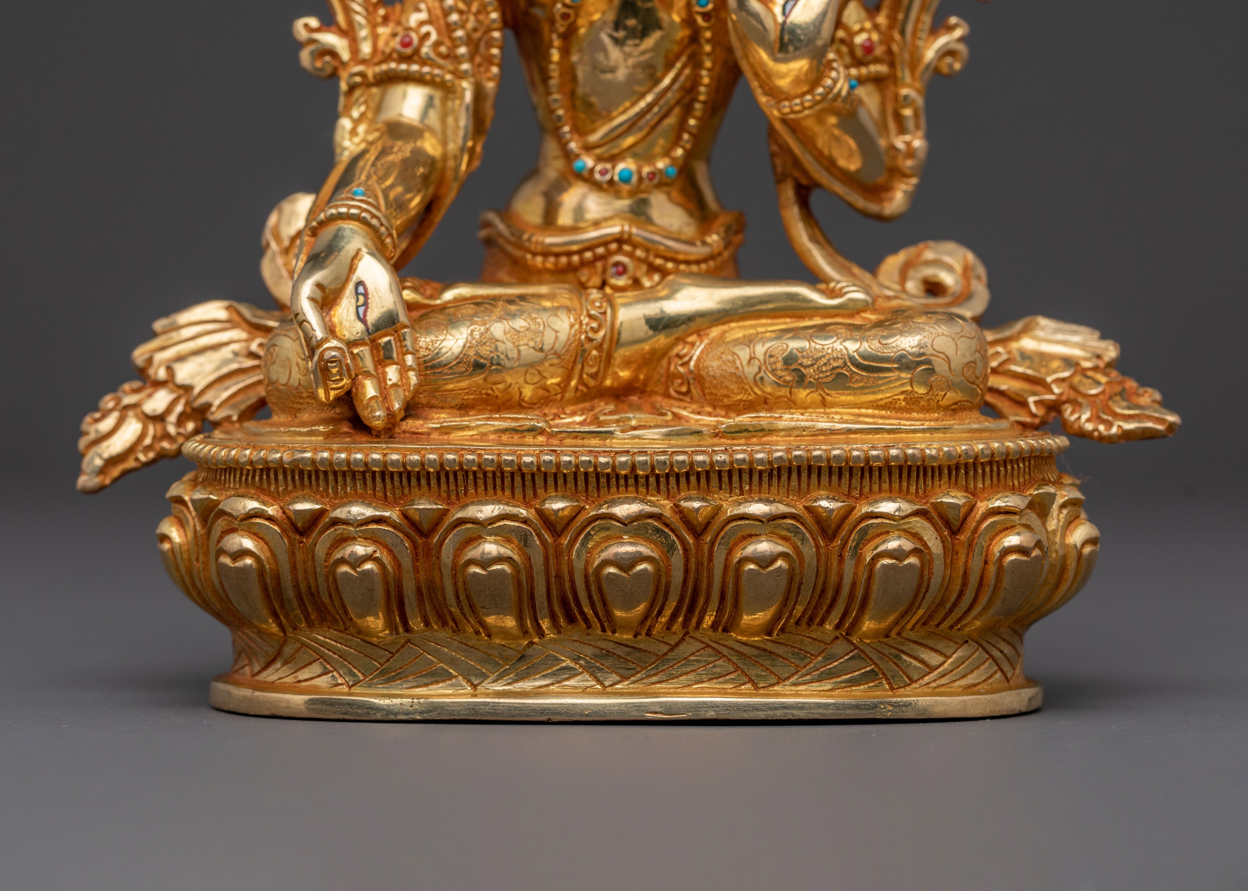 Guardian White Tara Statue | Tibetan Goddess
