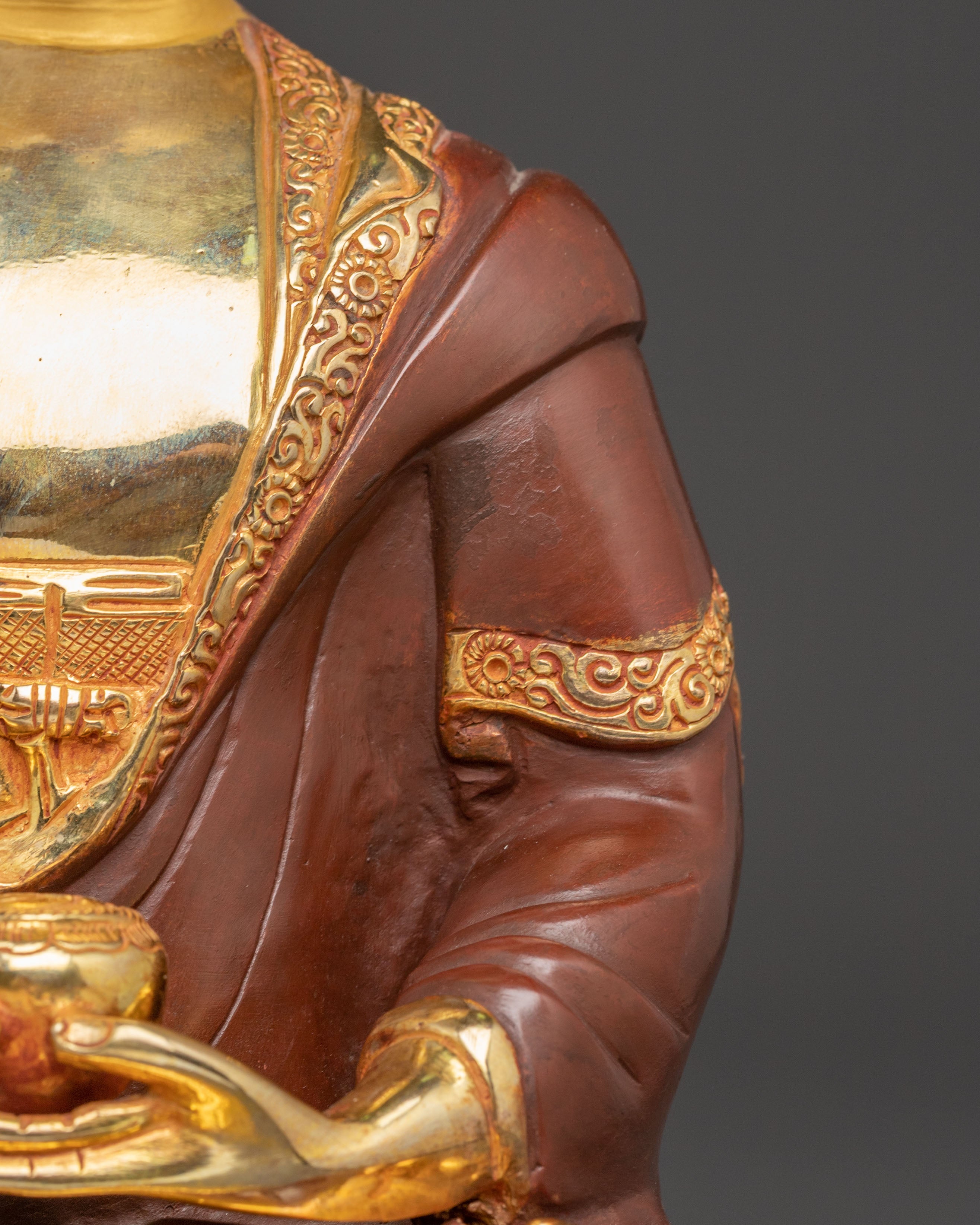Handmade Master Padmasambhava Copper Statue | Tantric Buddha