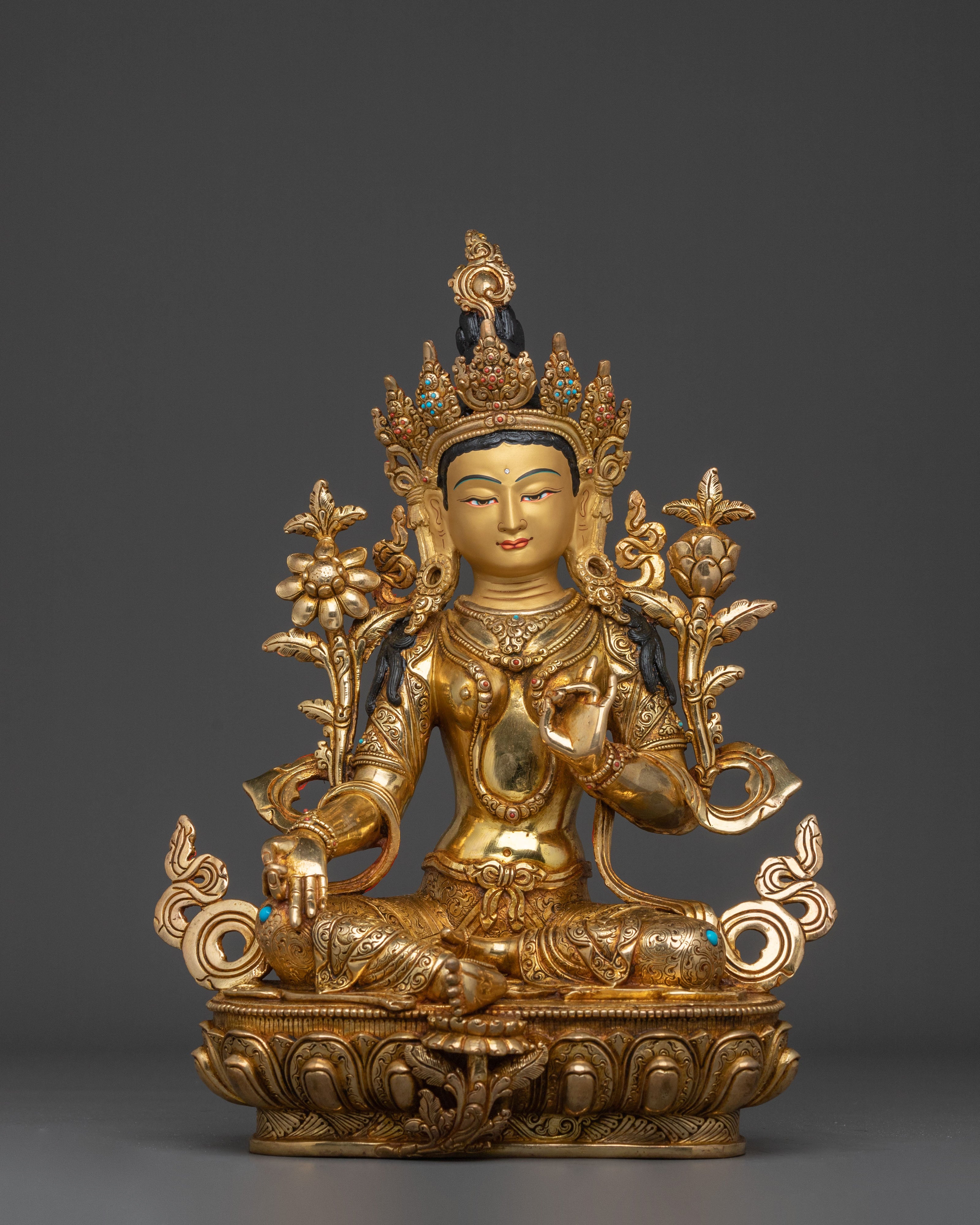 Green Tara Statue
