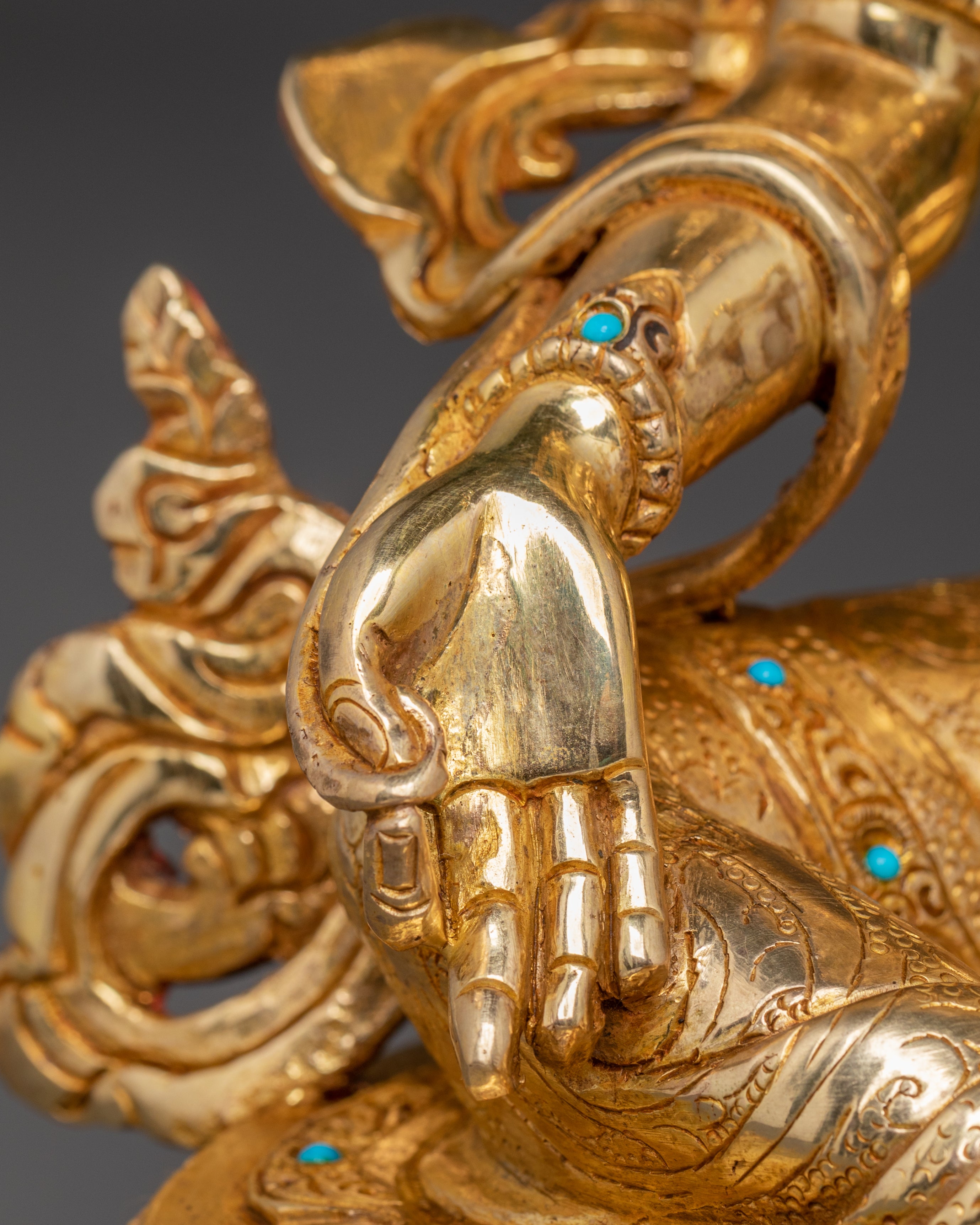 Green Tara Statue: Mother of Buddhas | Traditional Himalayan Sculpture