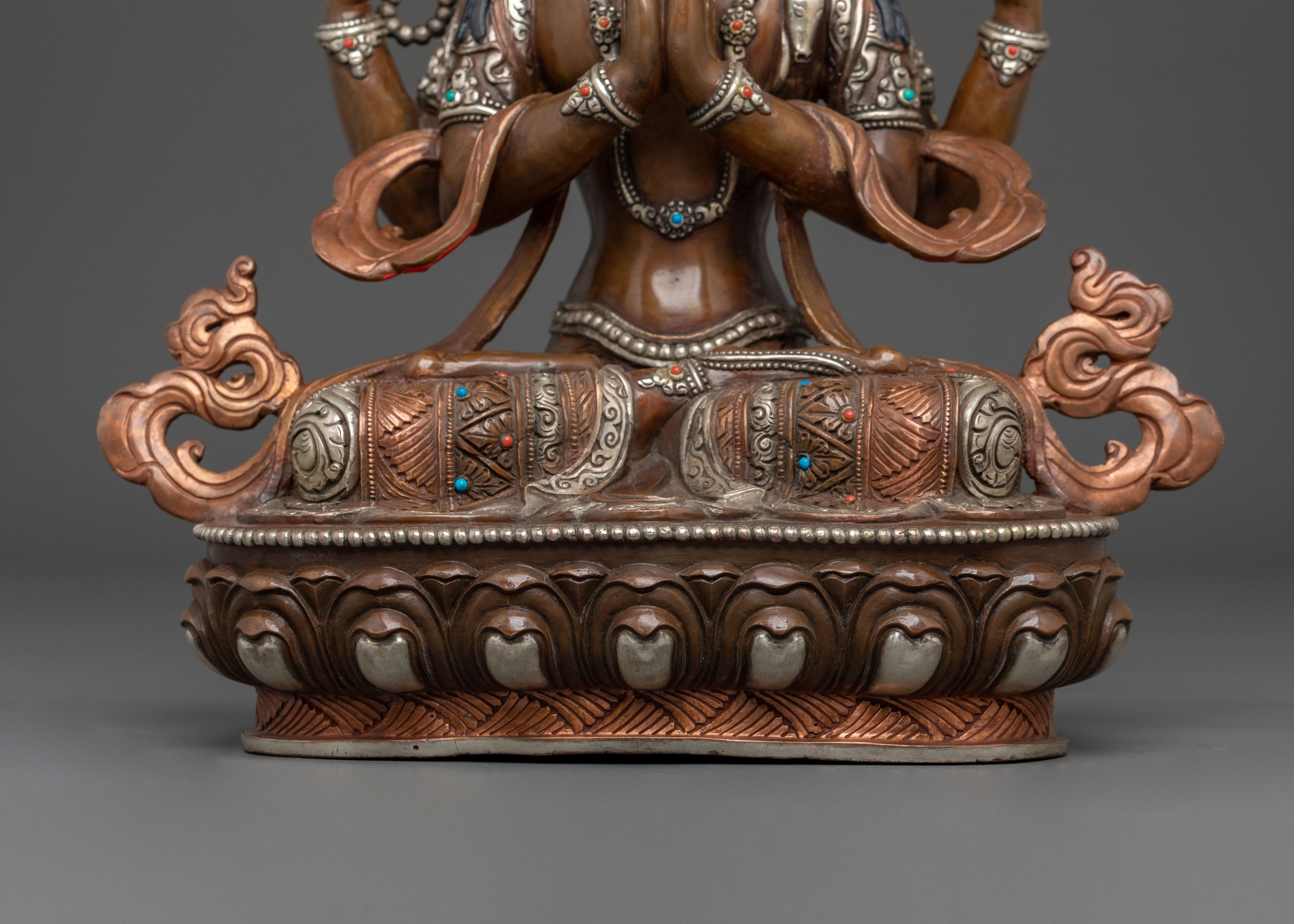 Chenrezig Sacred Sculpture | Handcrafted Devotion