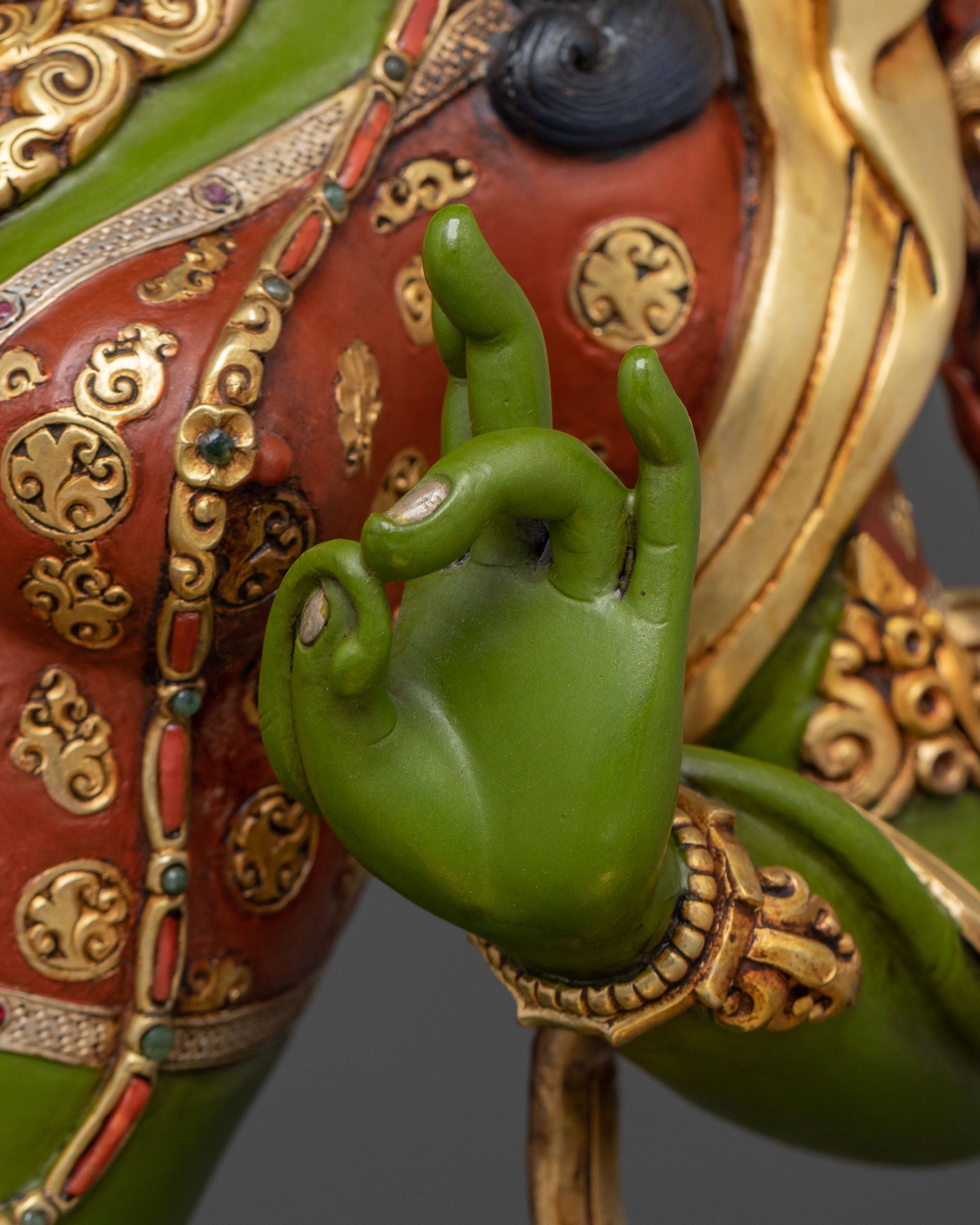 Green Tara Compassion Buddha Sculpture