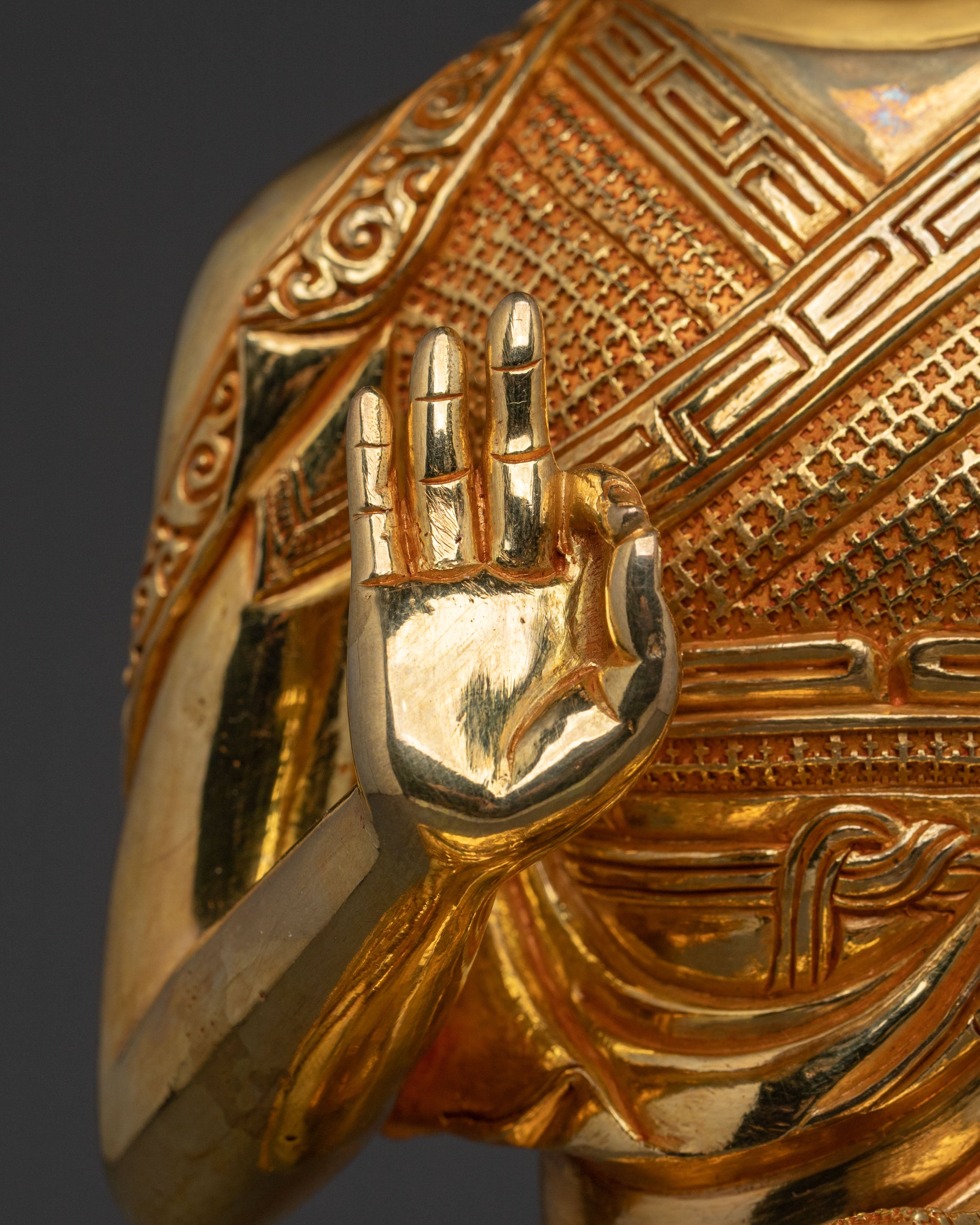 Tsongkhapa Sculpture with Disciples | Home Decor