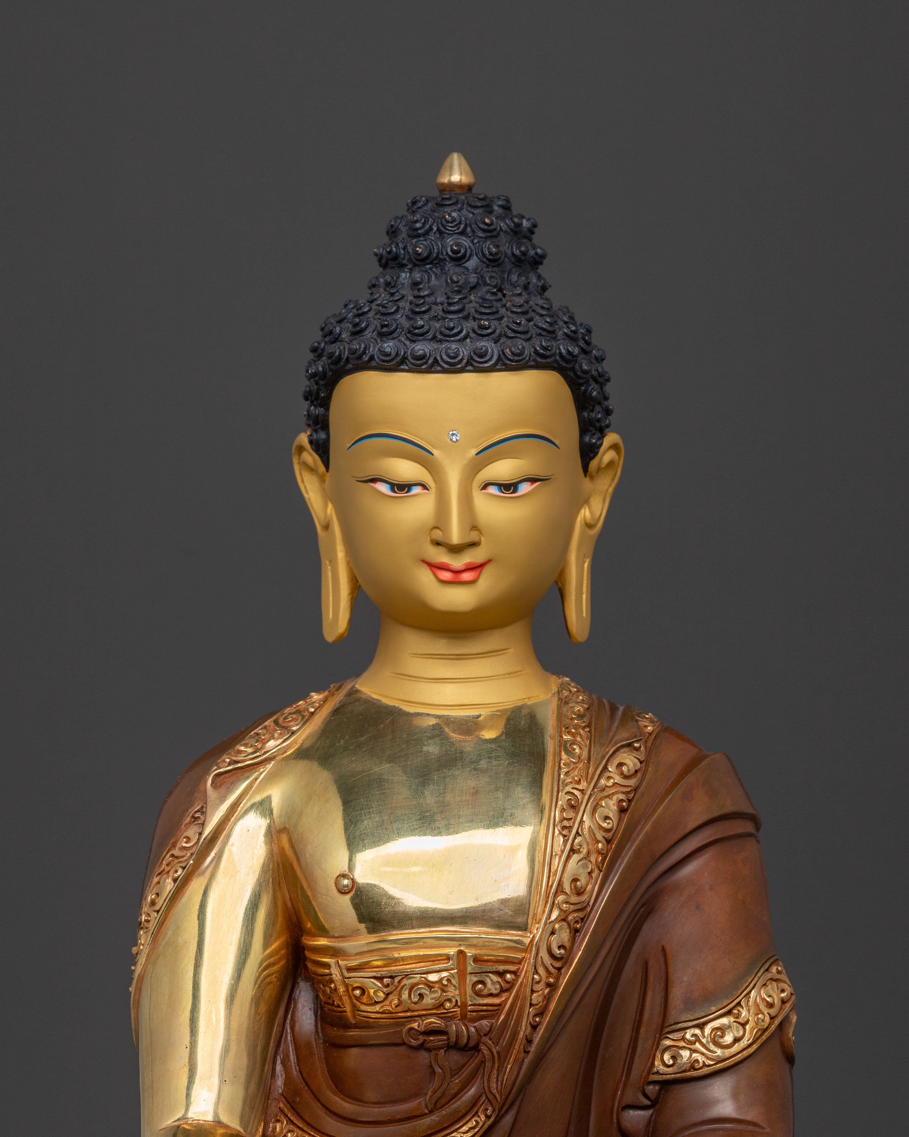 Shakyamuni Buddha Tibetan Statue for Decor