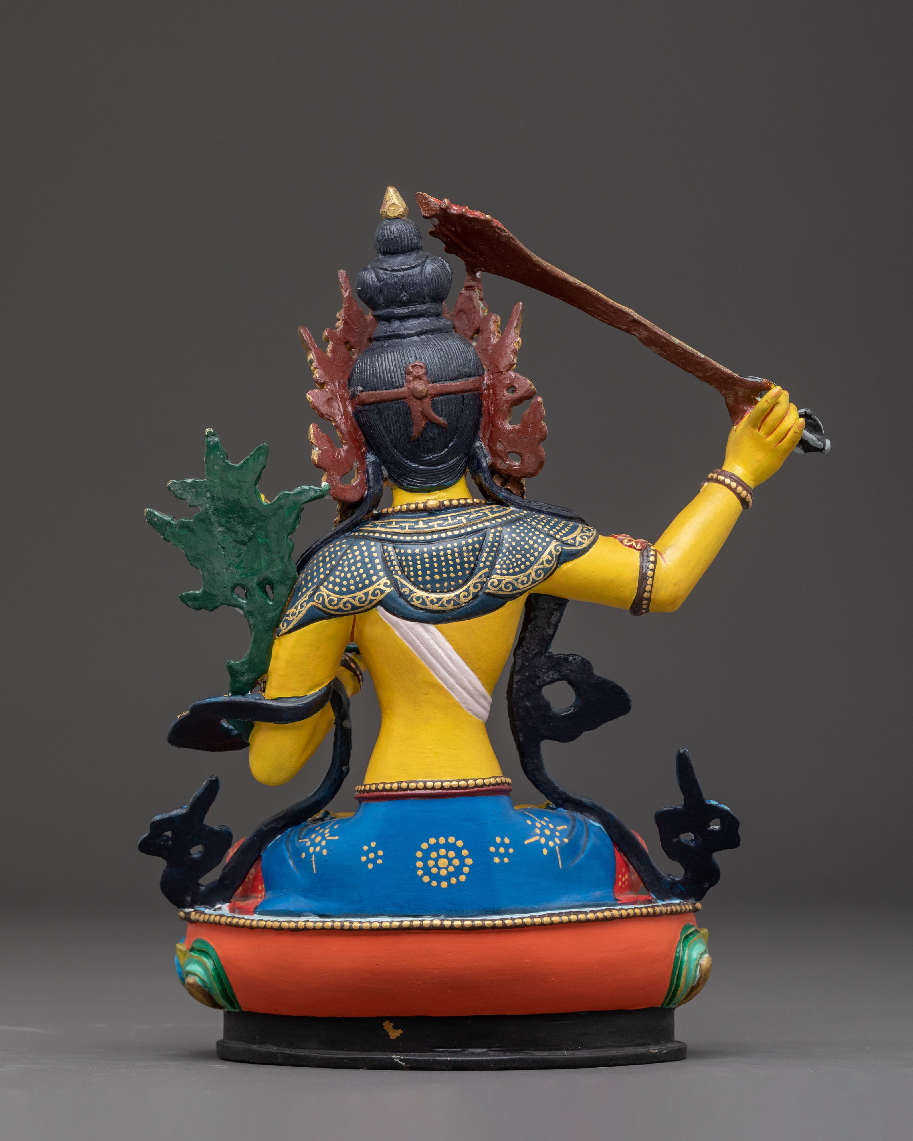 Handmade Statue of Manjushri- The Wisdom Bodhisattva