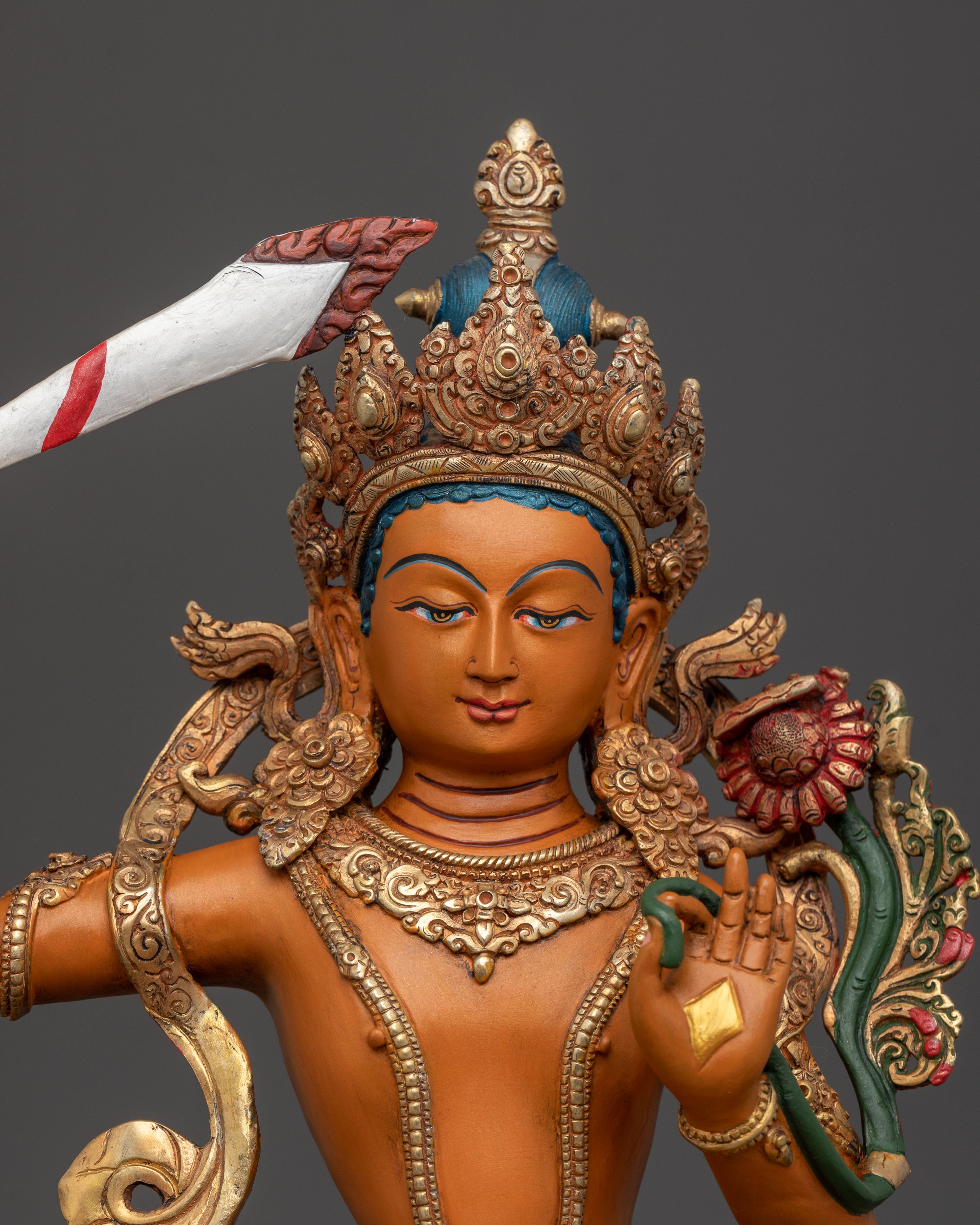 Manjushri Statue | Tibetan Bodhisattva of Wisdom
