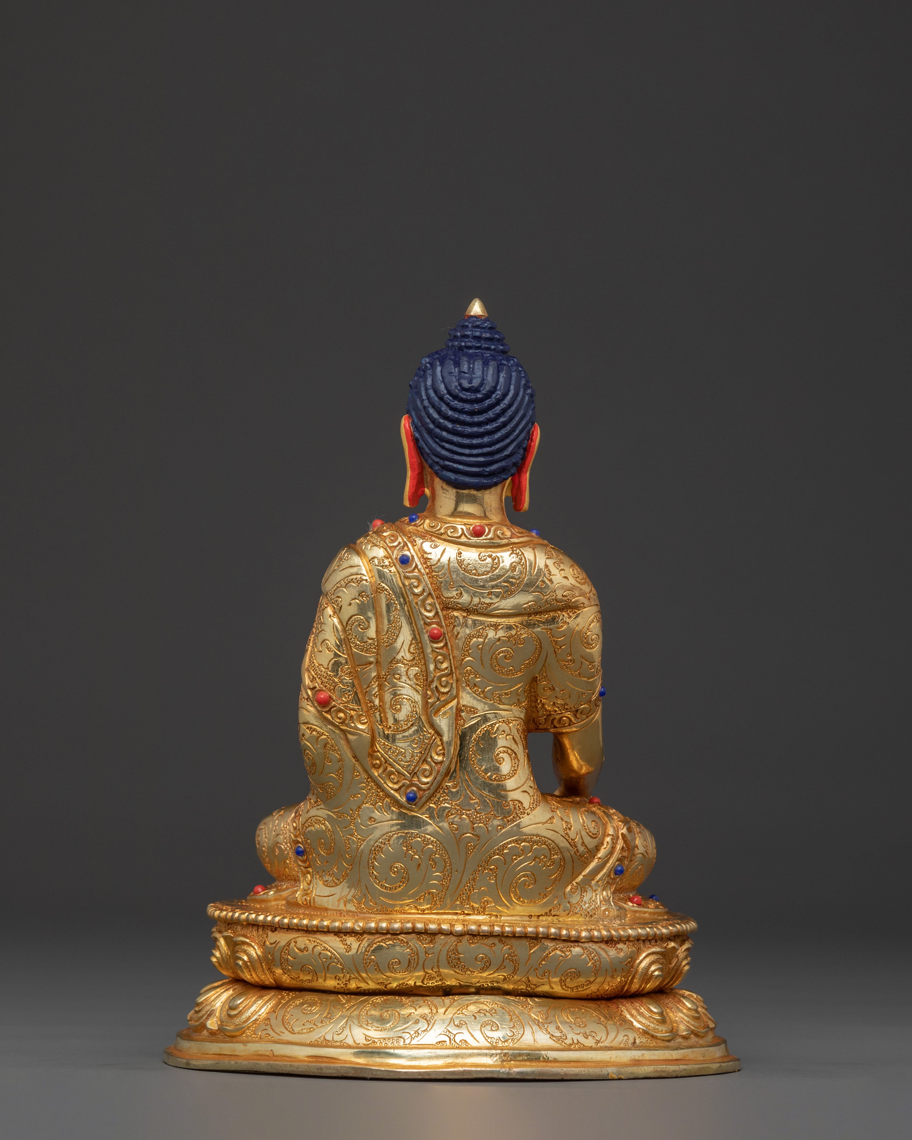 Shakyamuni Buddha: 24K Gold Gilded Serenity