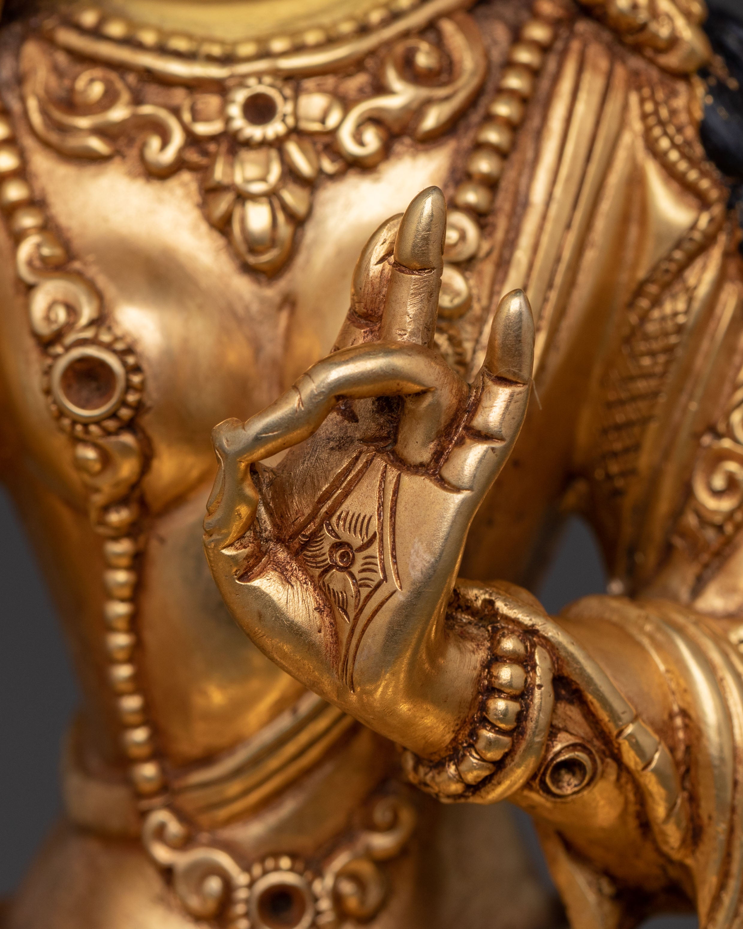 Green Tara Blessing Statue | Compassion & Protection