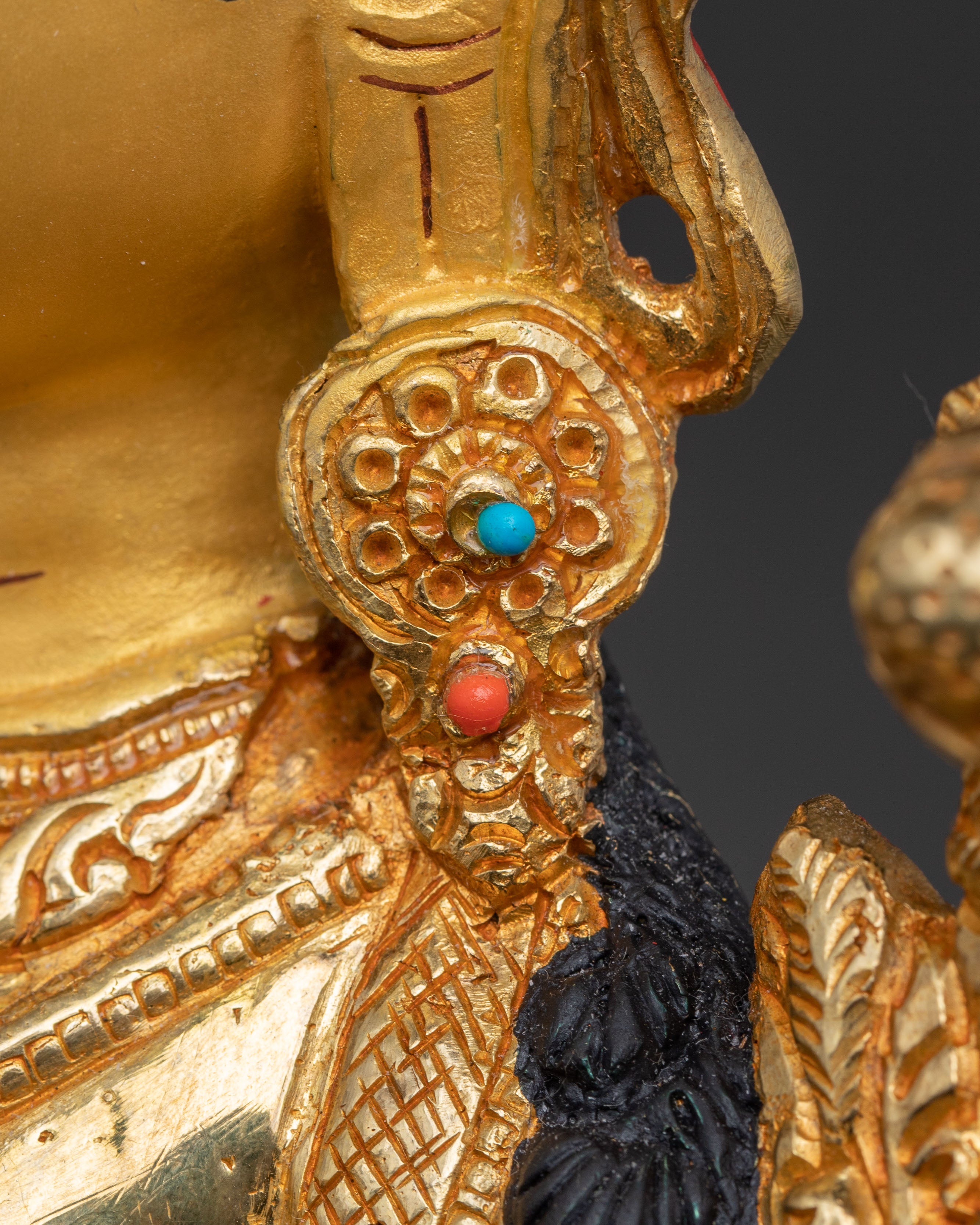 Handmade Sita Tara Copper Statue | Traditional Himalayan Art