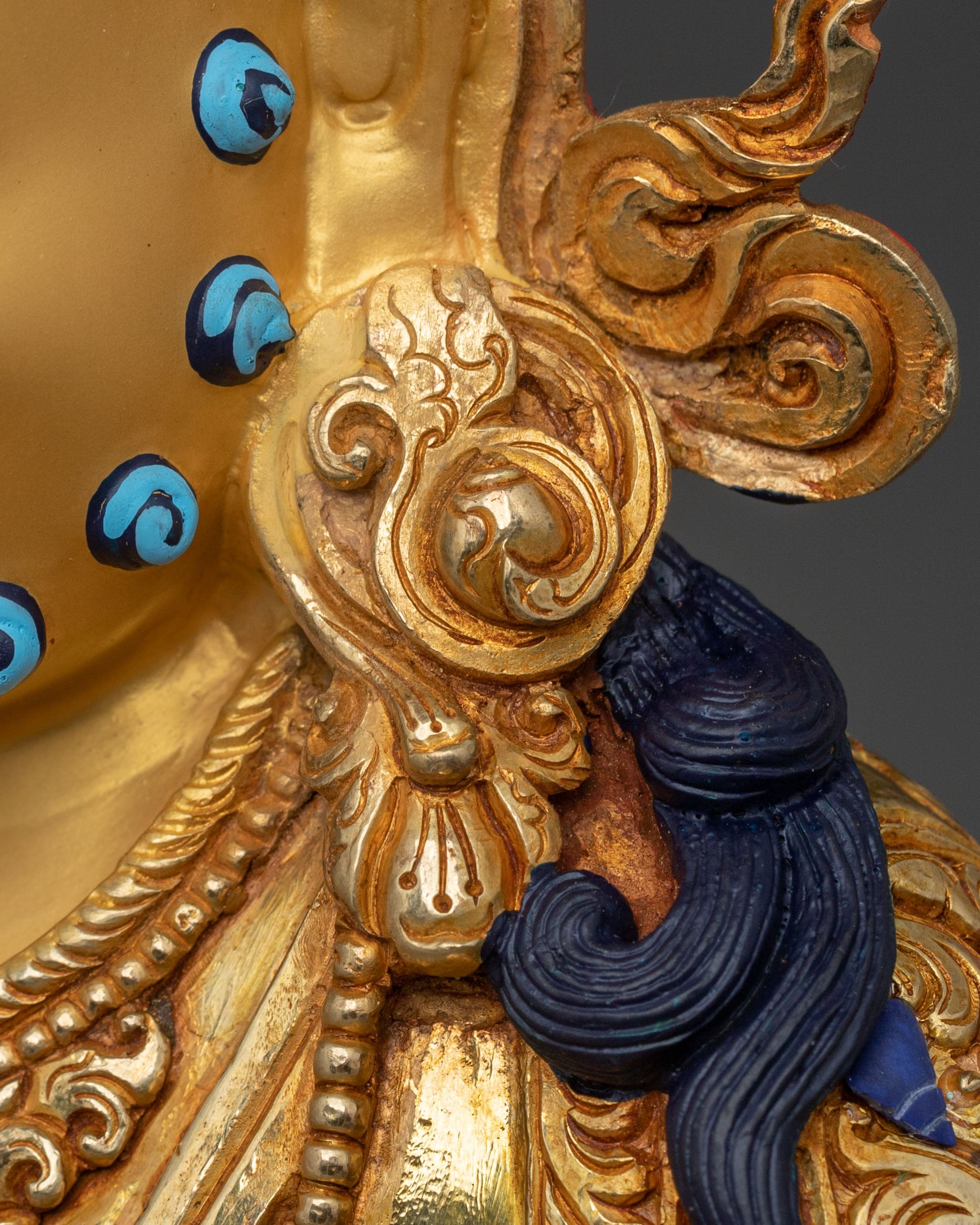 Wealth God Dzambhala Sacred Sculpture | Buddhist God of Prosperity