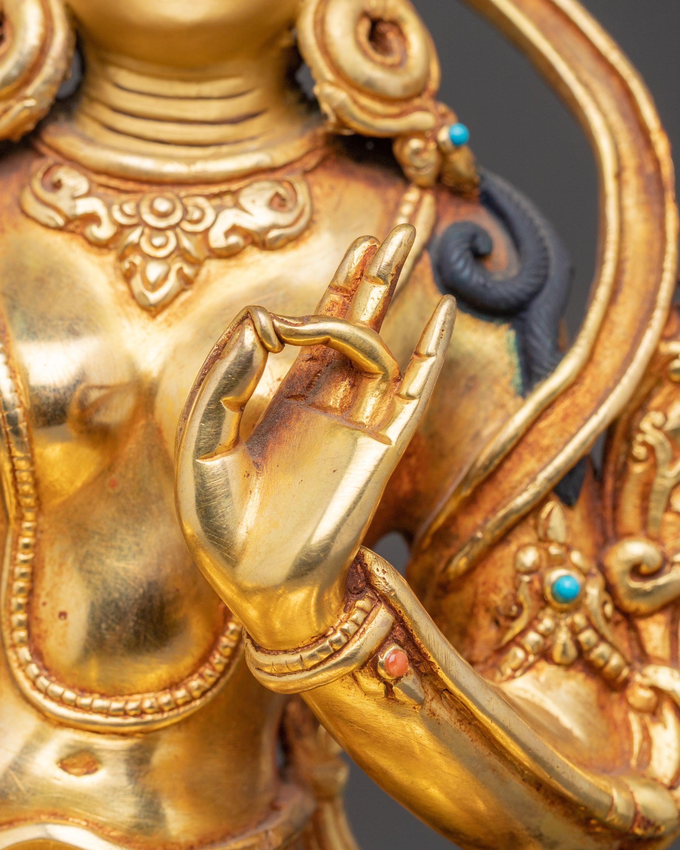 Peaceful Sculpture of Mother Green Tara | Compassion Goddess