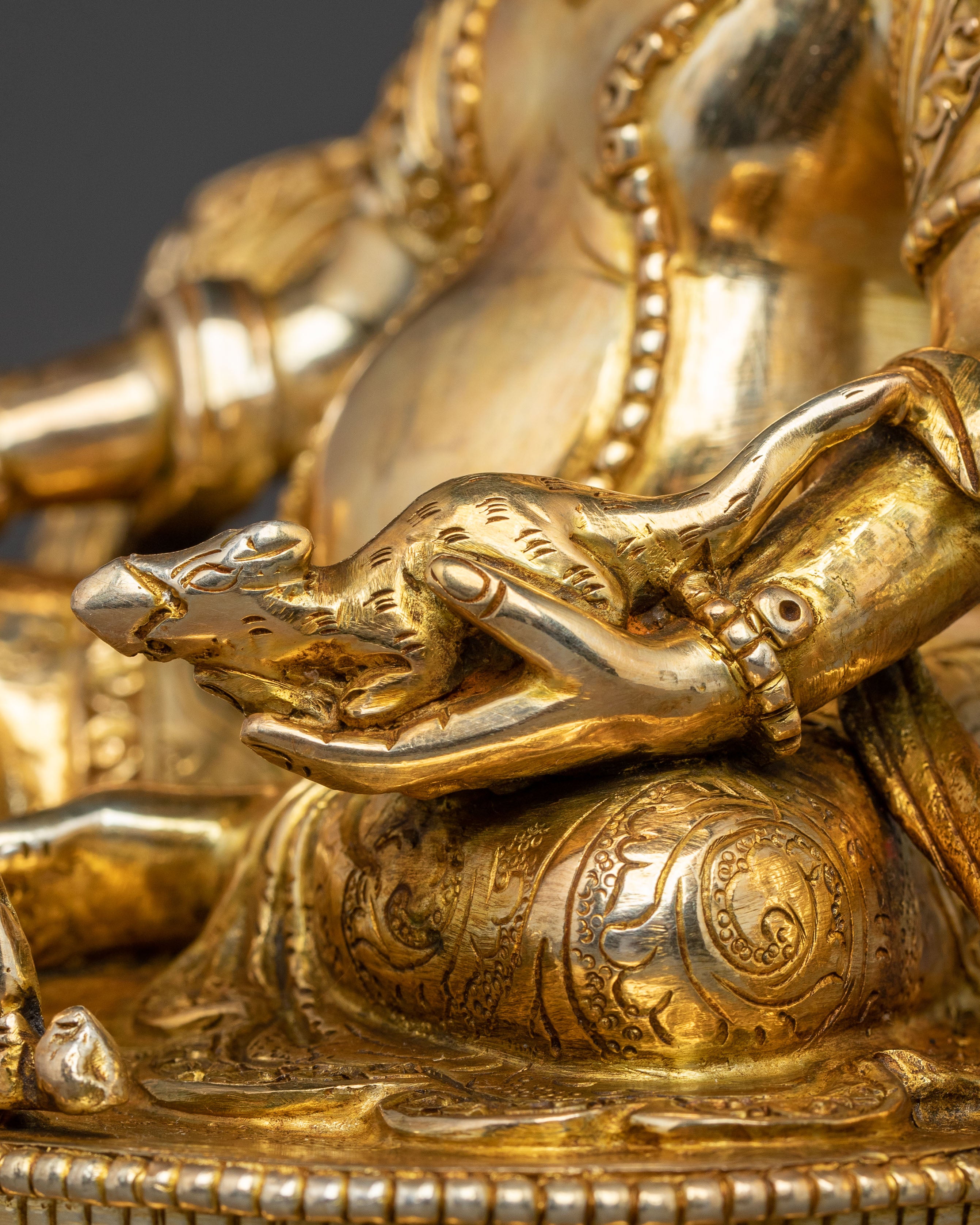 Dzambhala Abundance Statue | Meditational Decor