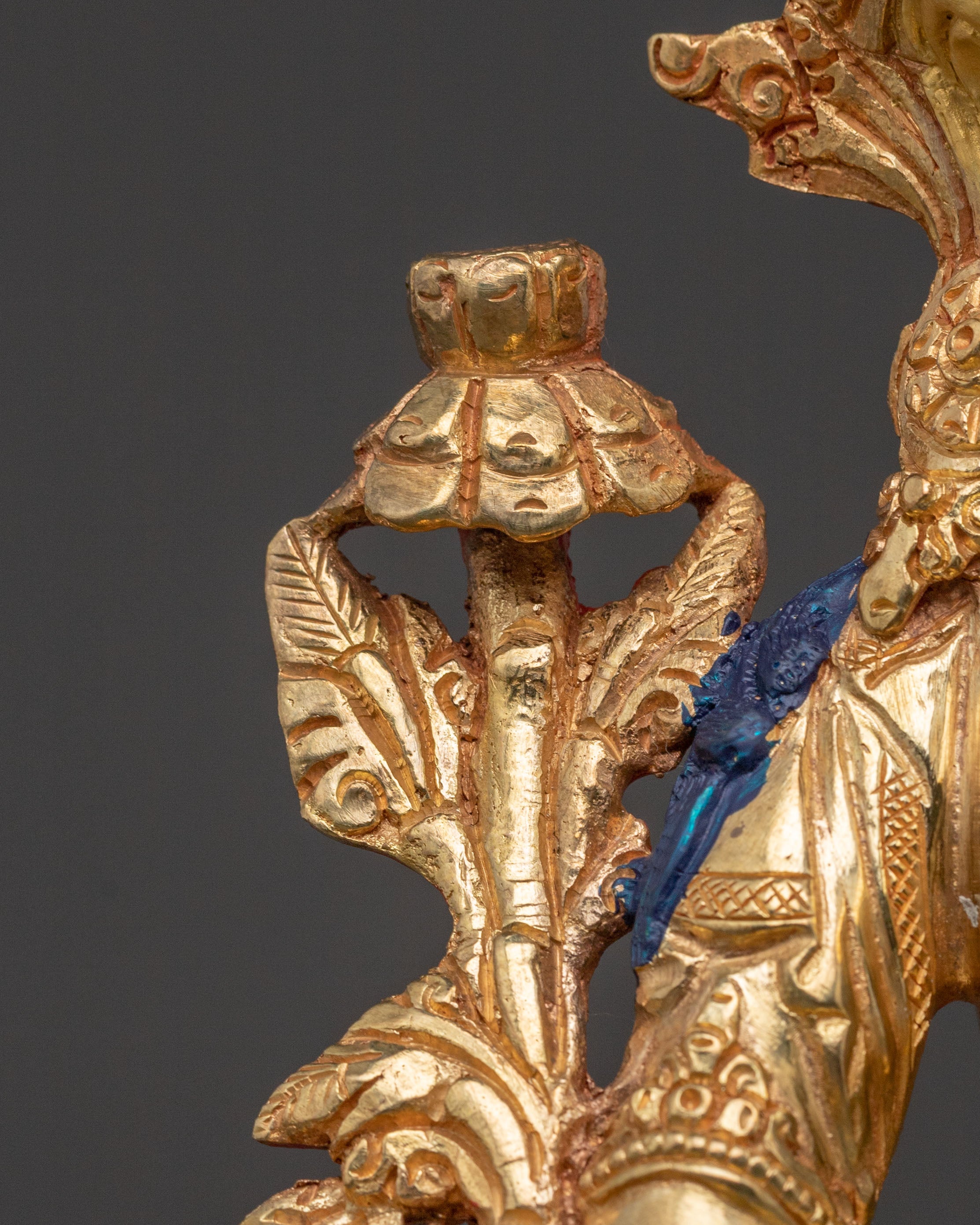 White Tara Blessed Statue | Hand-Gilded Copper Statue