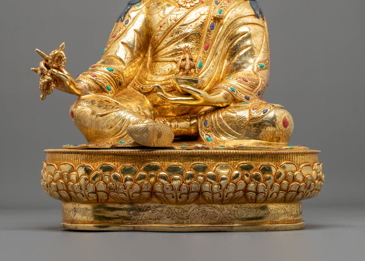 Padmasambhava Statue | Gemstone-Adorned Sculpture