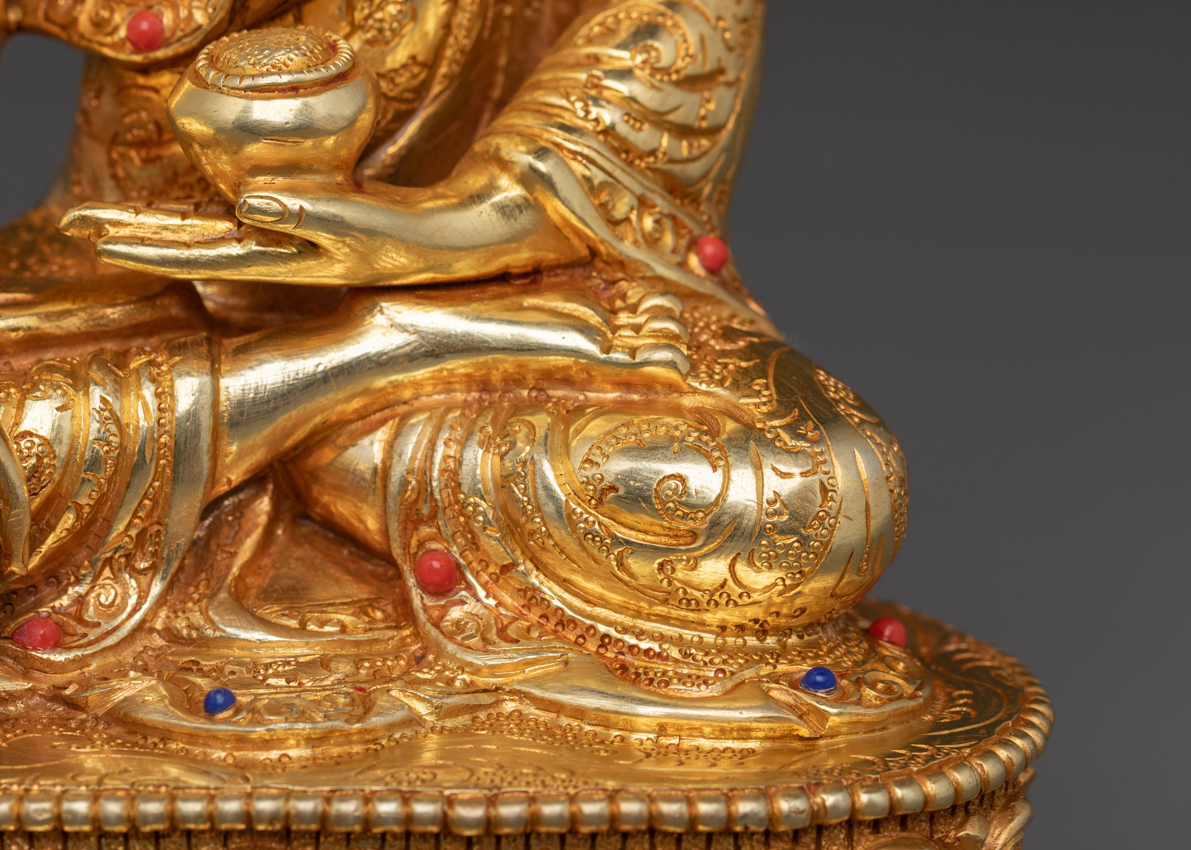 Shakyamuni Buddha: 24K Gold Gilded Serenity