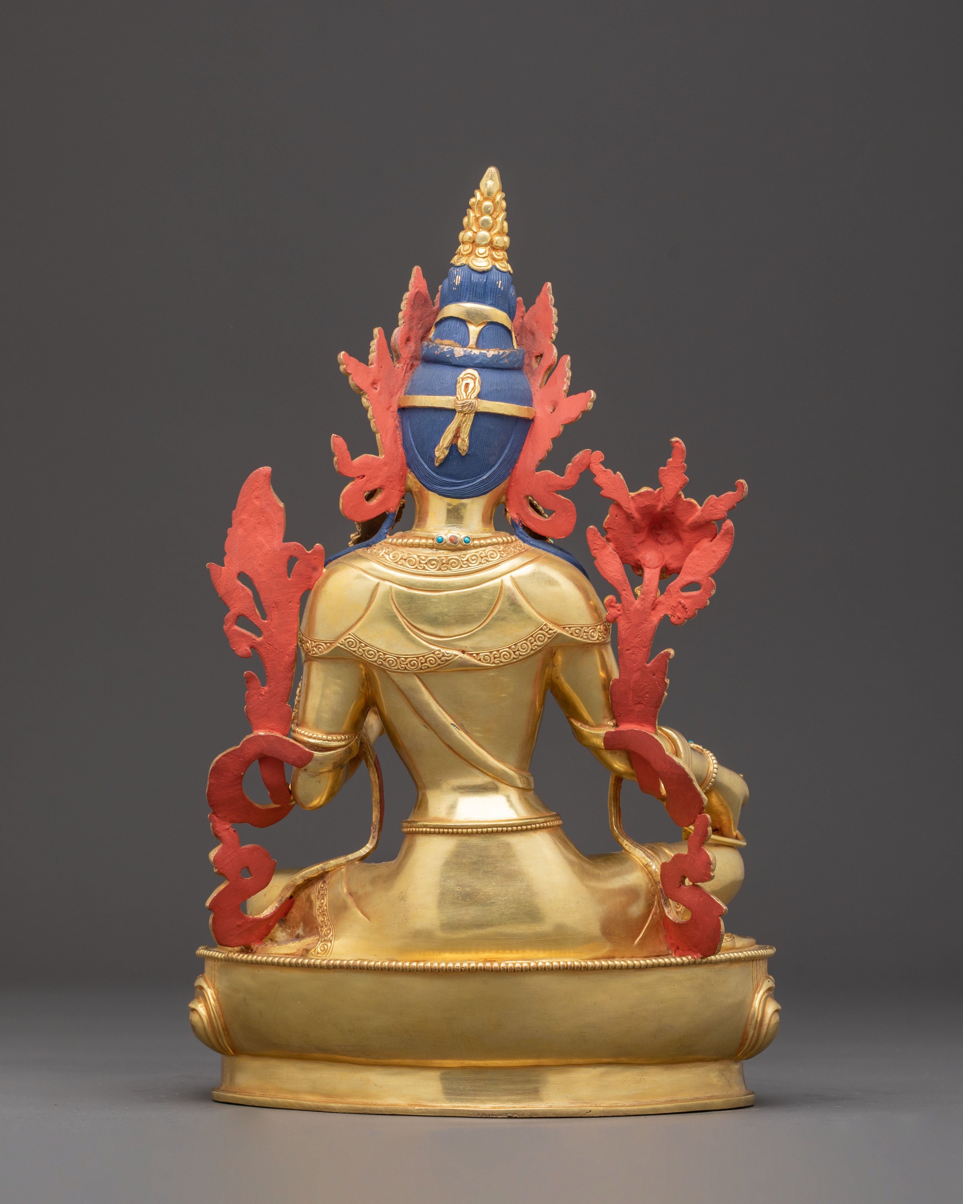 Green Tara Statue: Embodiment of Enlightened Action