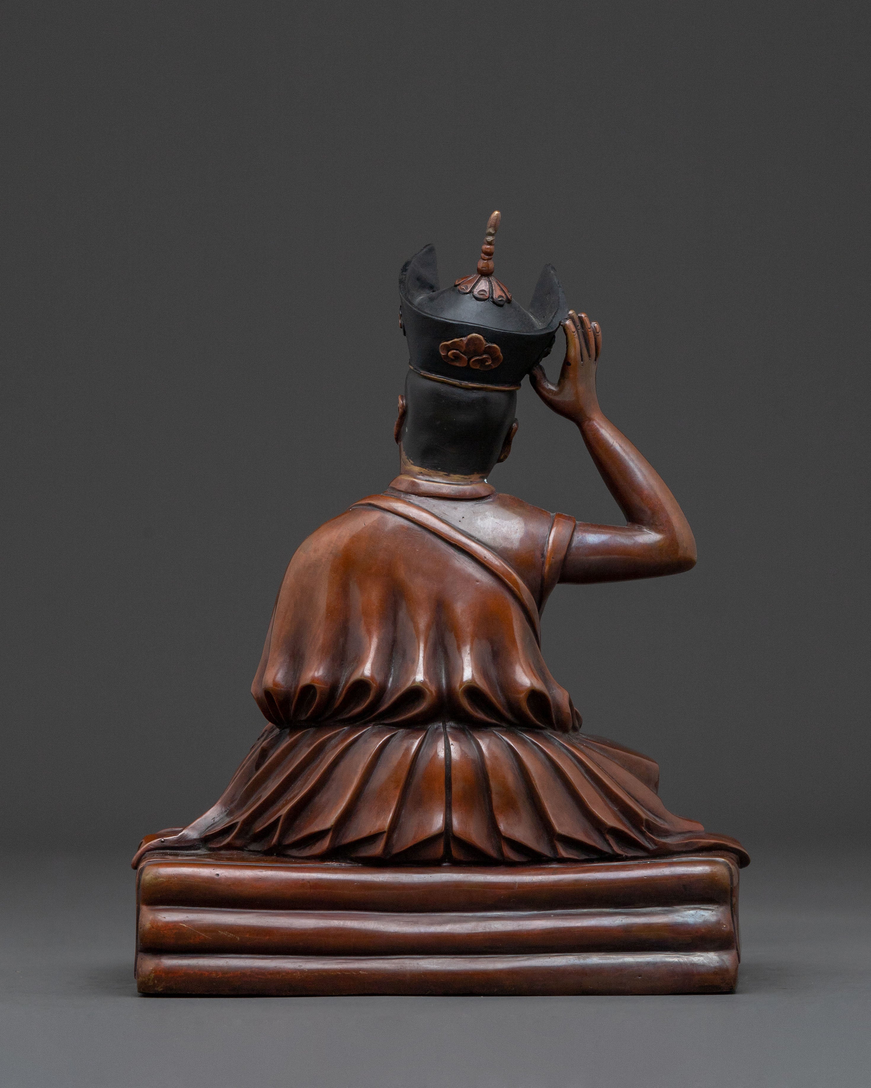 Karmapa Sacred Copper Statue | Spiritual Head