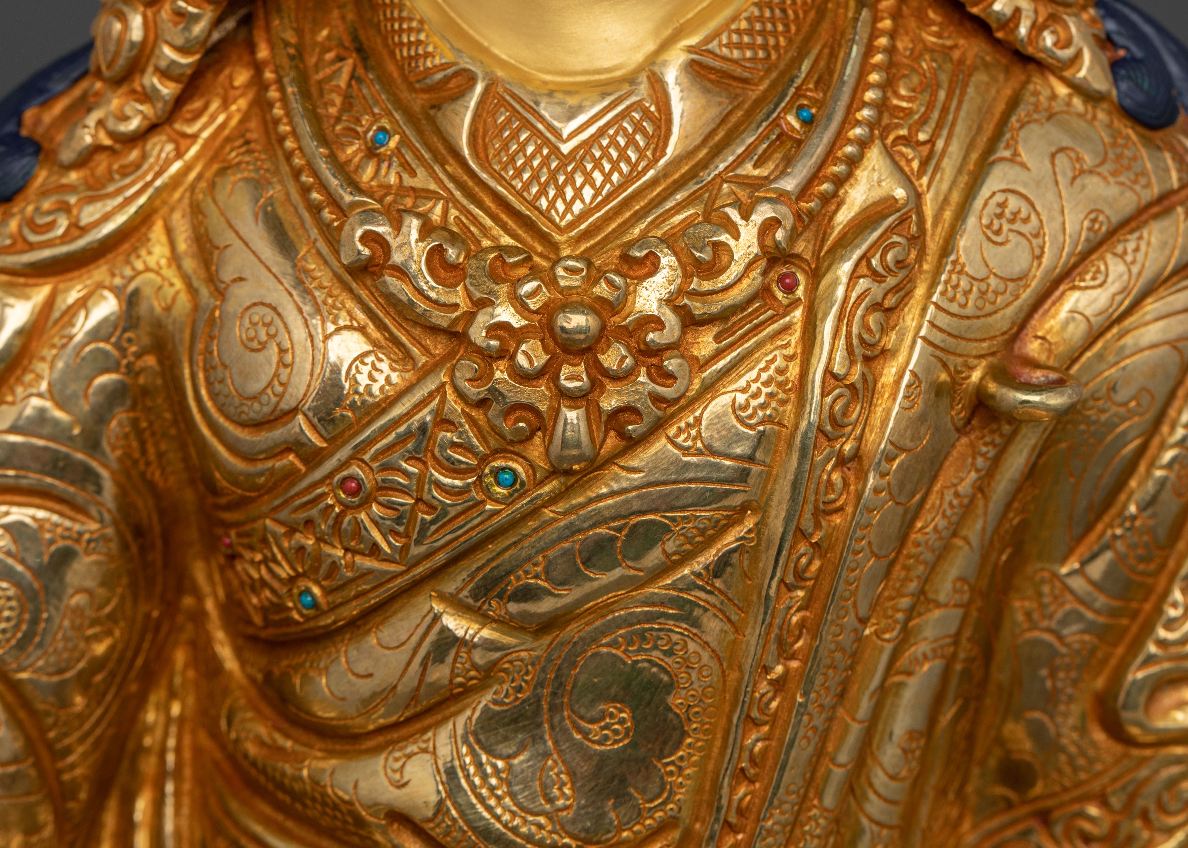 Spiritual Teacher Guru Rinpoche Sculpture | Founder of Tibetan Buddhism
