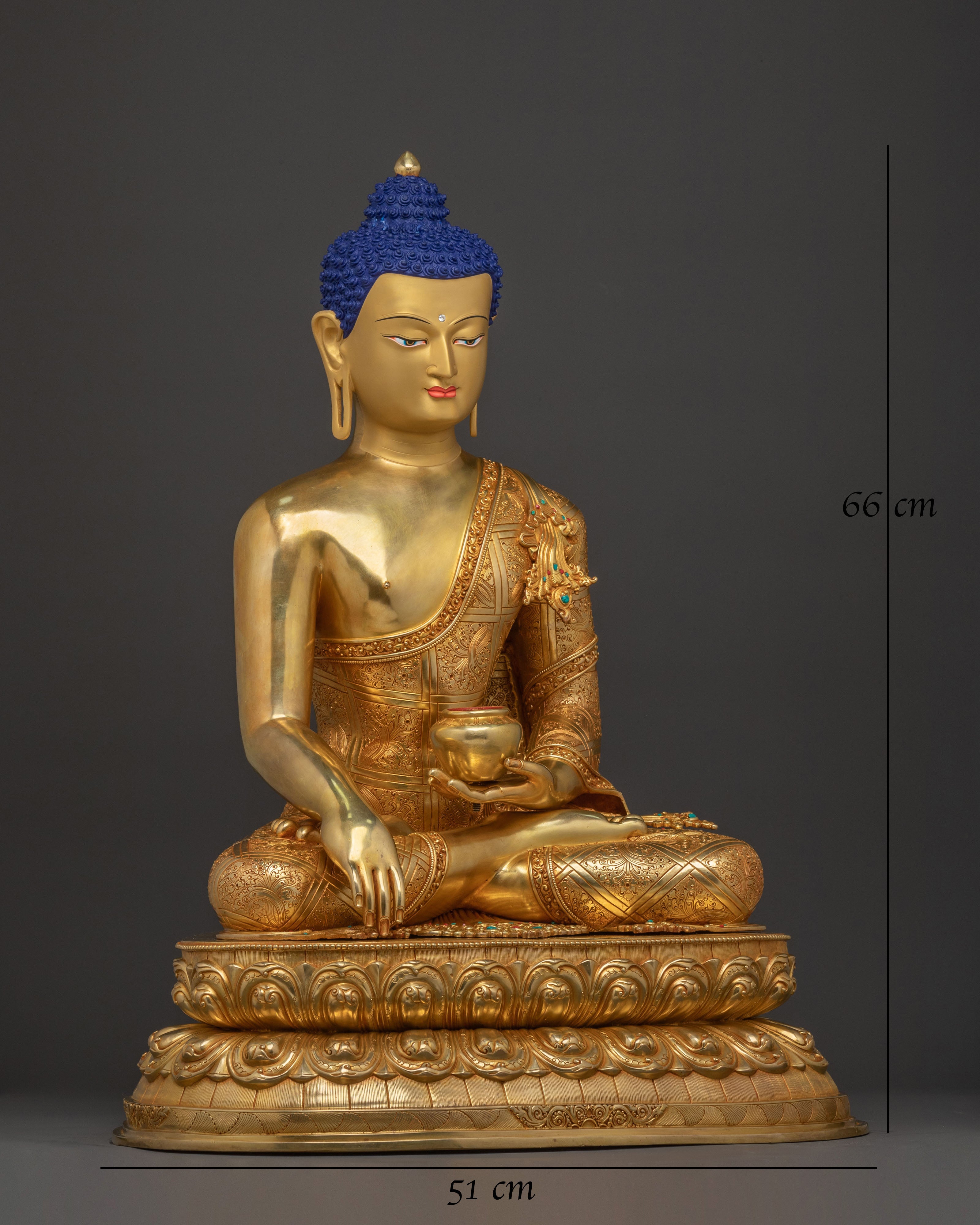 Handcrafted Shakyamuni Buddha Altar Decor Statue