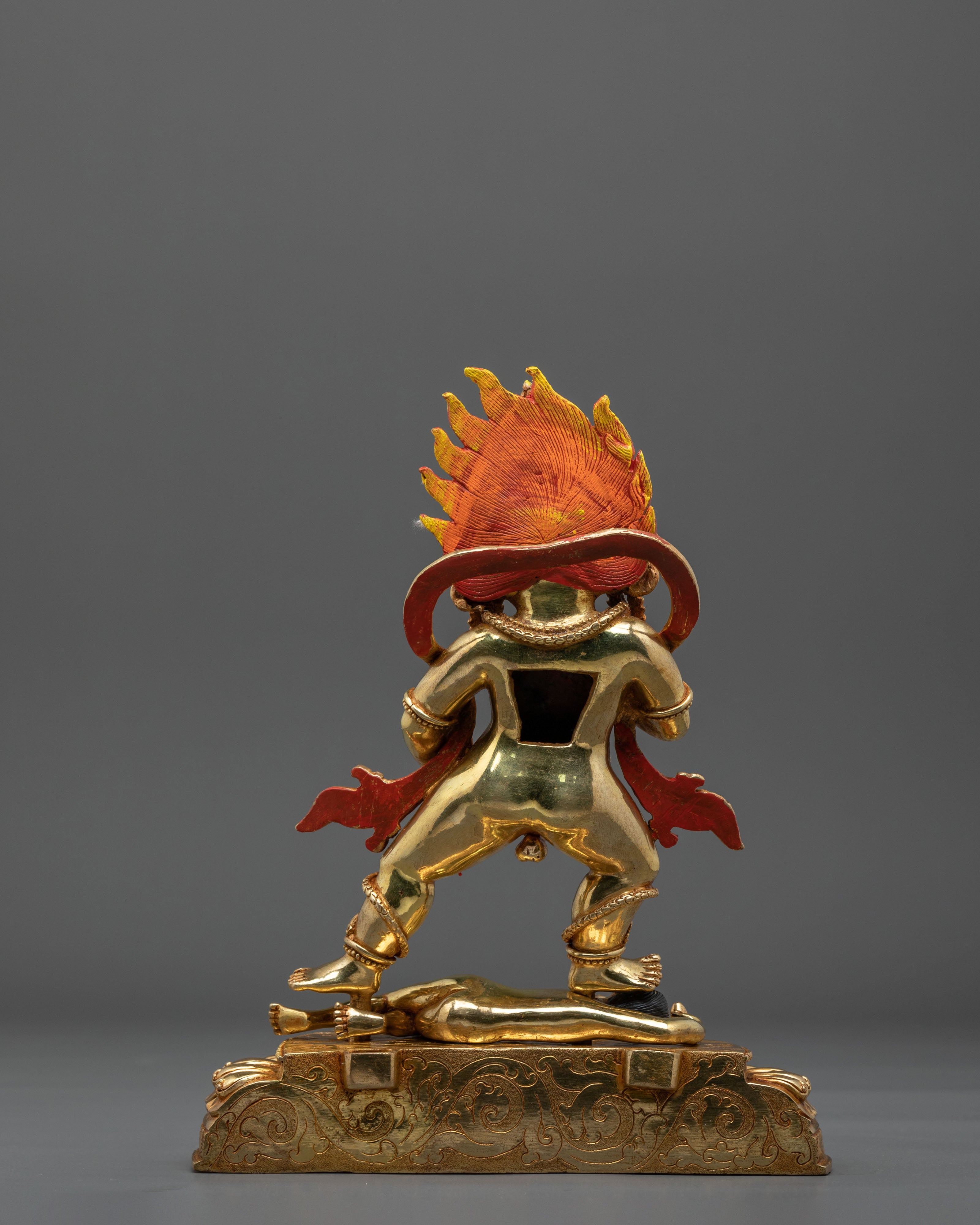Black Dzambhala Statue | Sacred Buddhist Protector