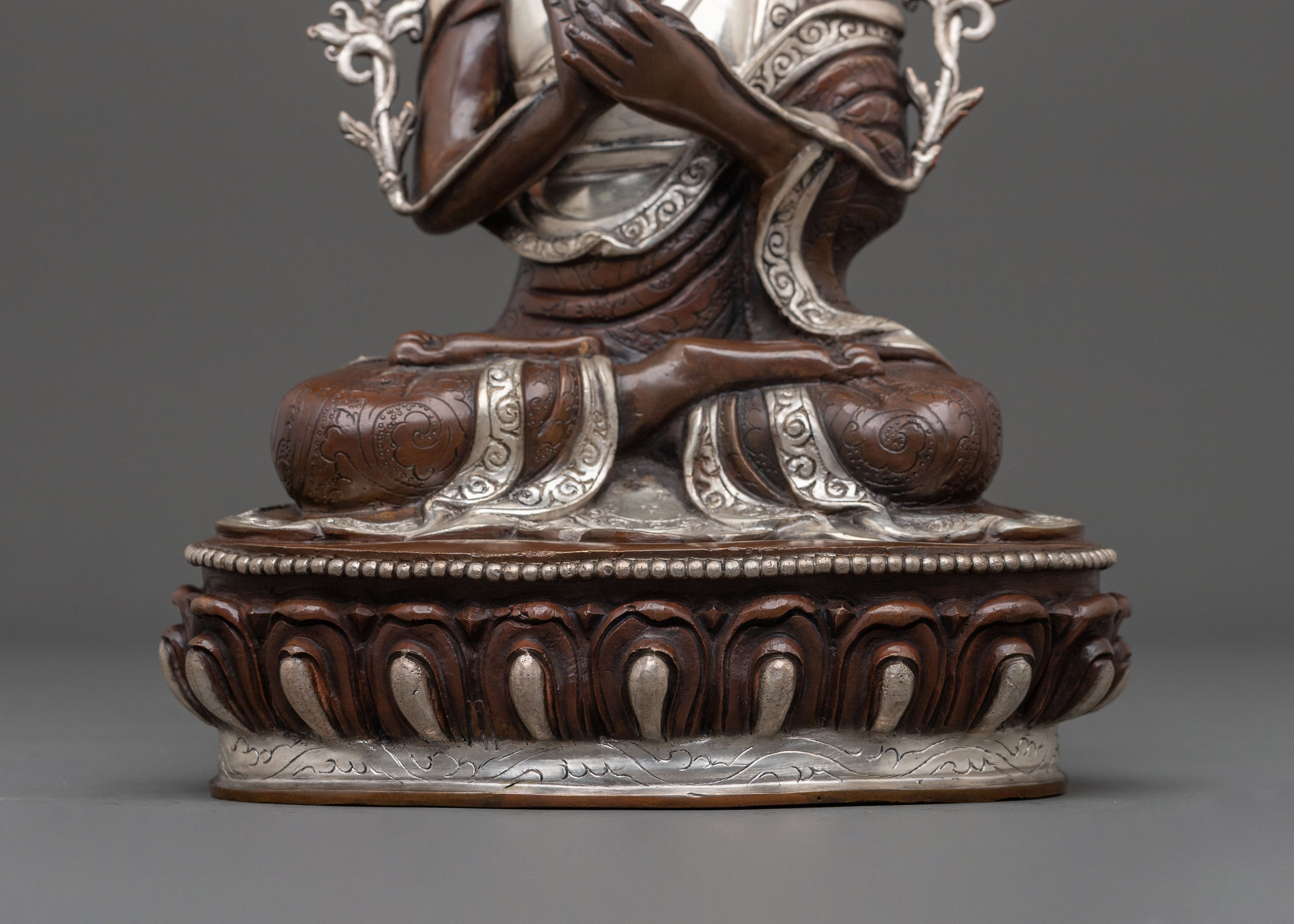 Tsongkhapa Himalayan Sculpture | Buddhist Master