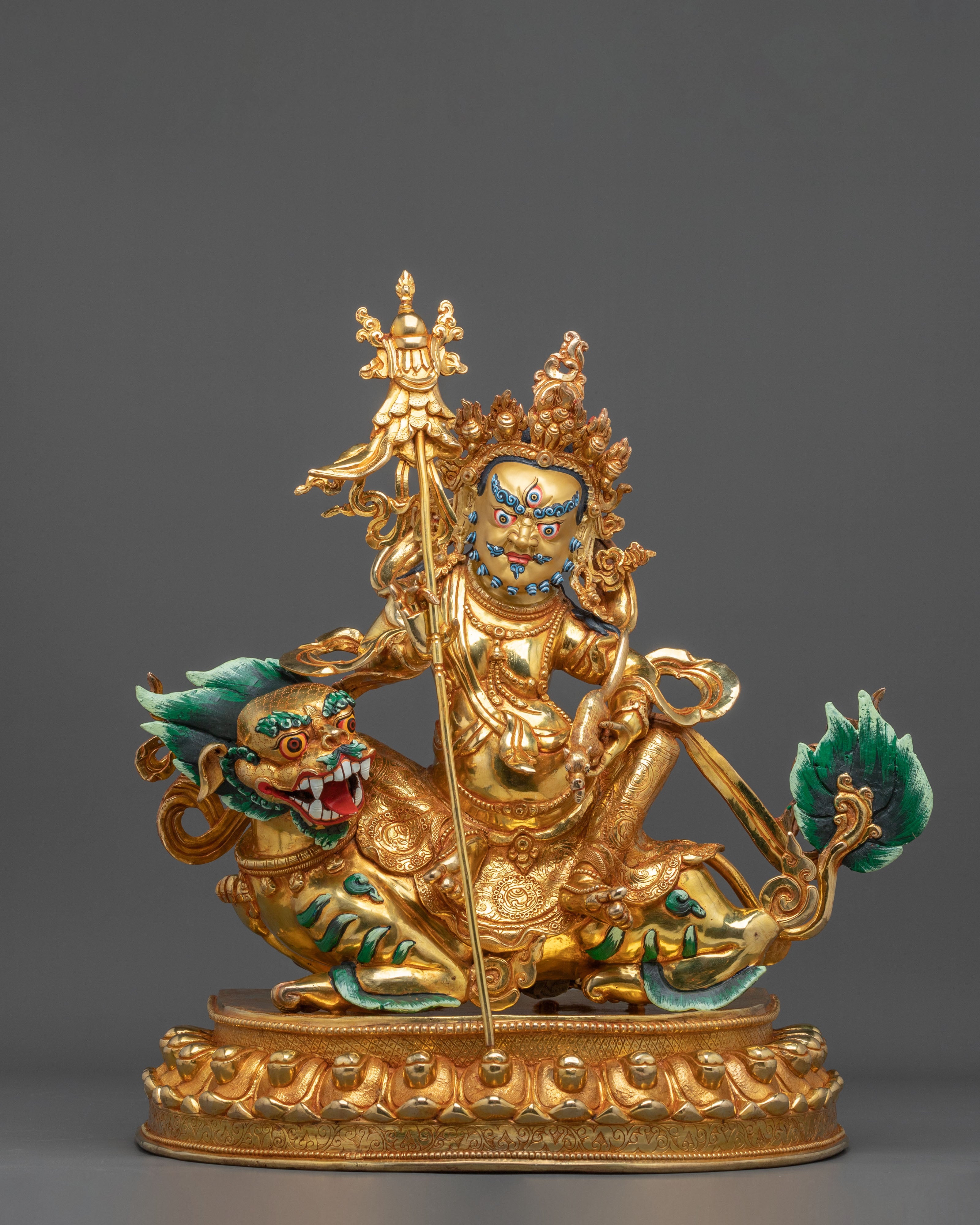 Namtoshe Northern Heavenly King Sculpture | Symbol of Prosperity and Protection