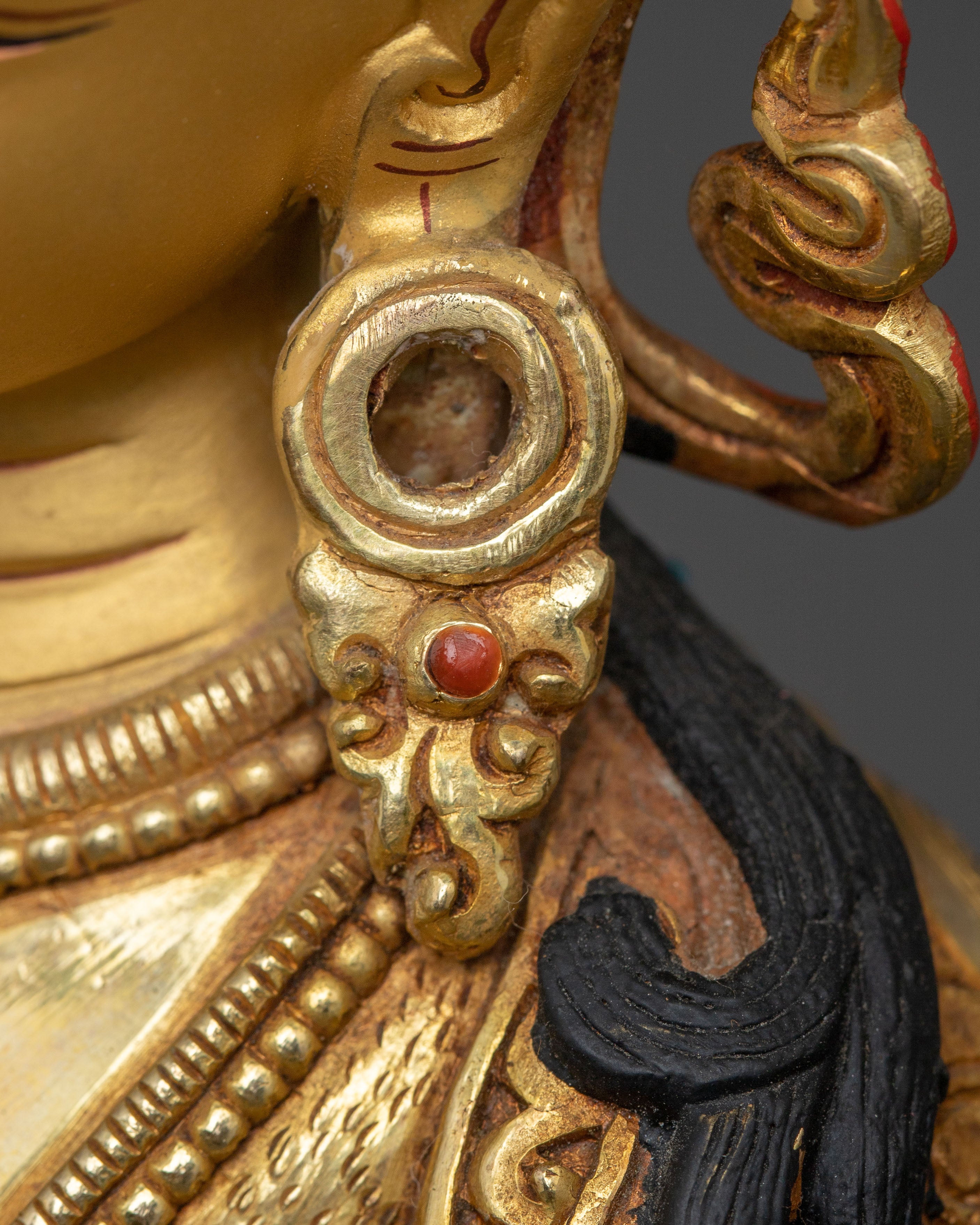 Handmade Bodhisattva Chenrezig Statue for Altar | Avalokiteshvara - Lord of Compassion