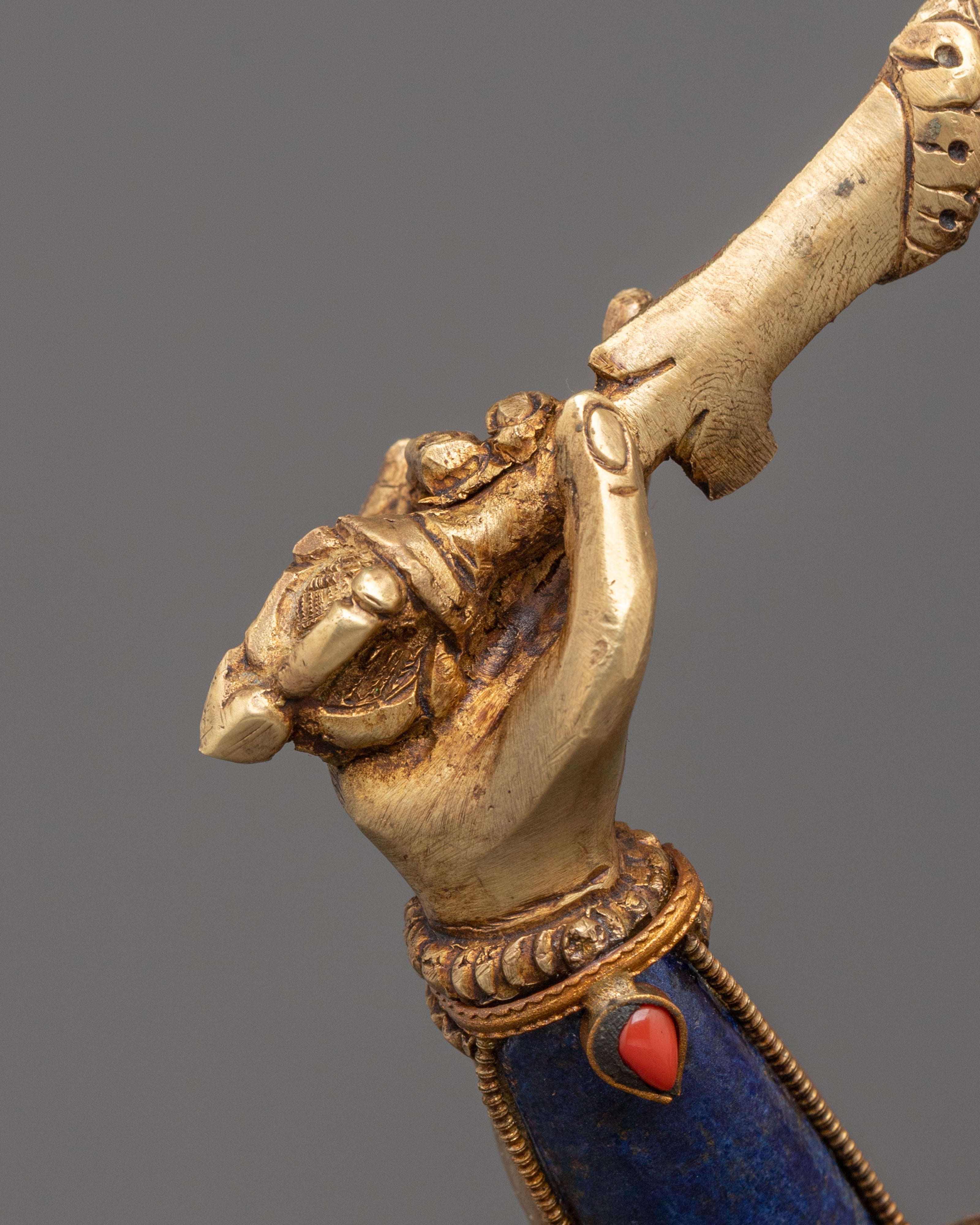 Manjushri Statue | Handcrafted Copper Figurine