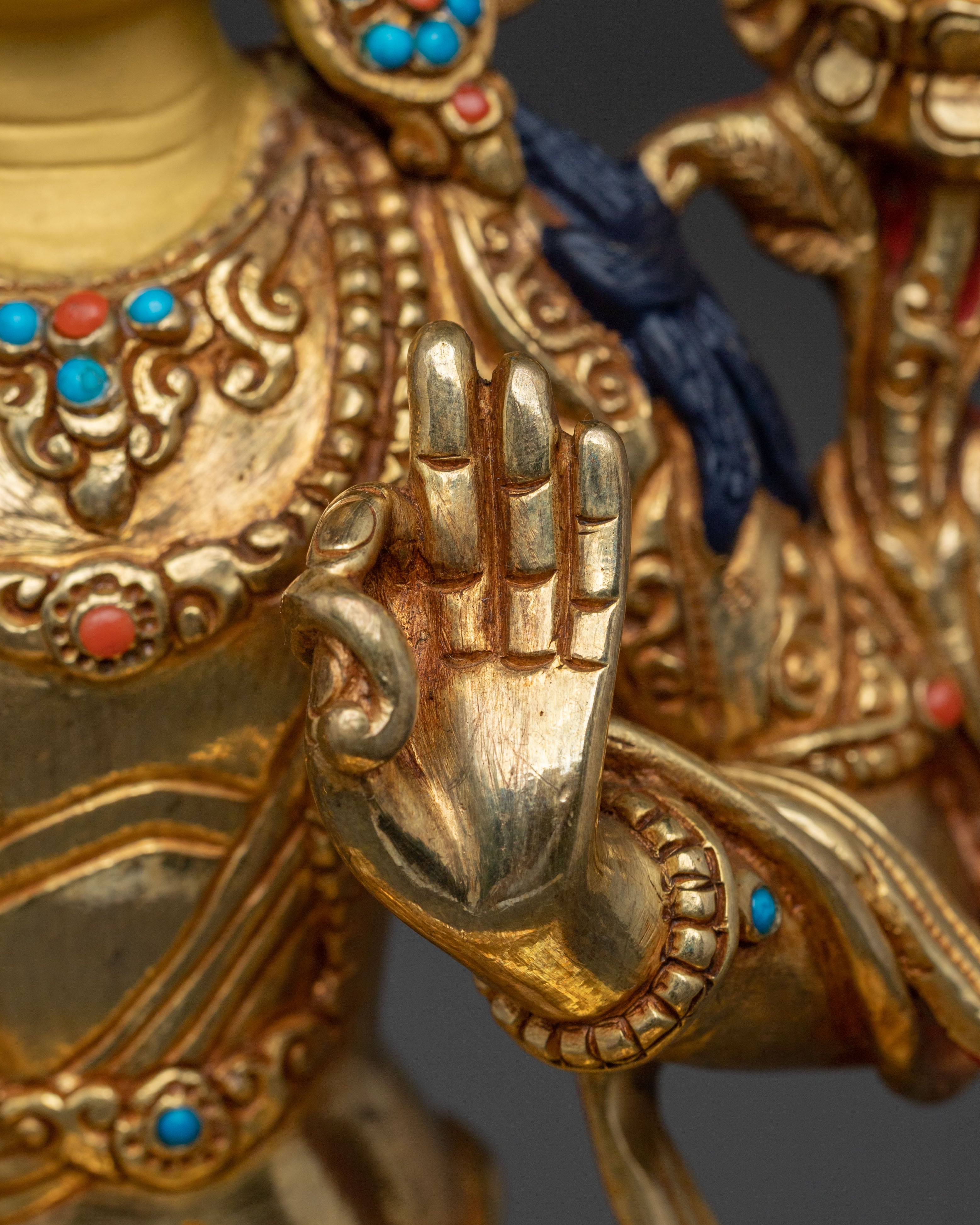 Manjushri Sacred Statue | Tibetan Buddhist Figurine