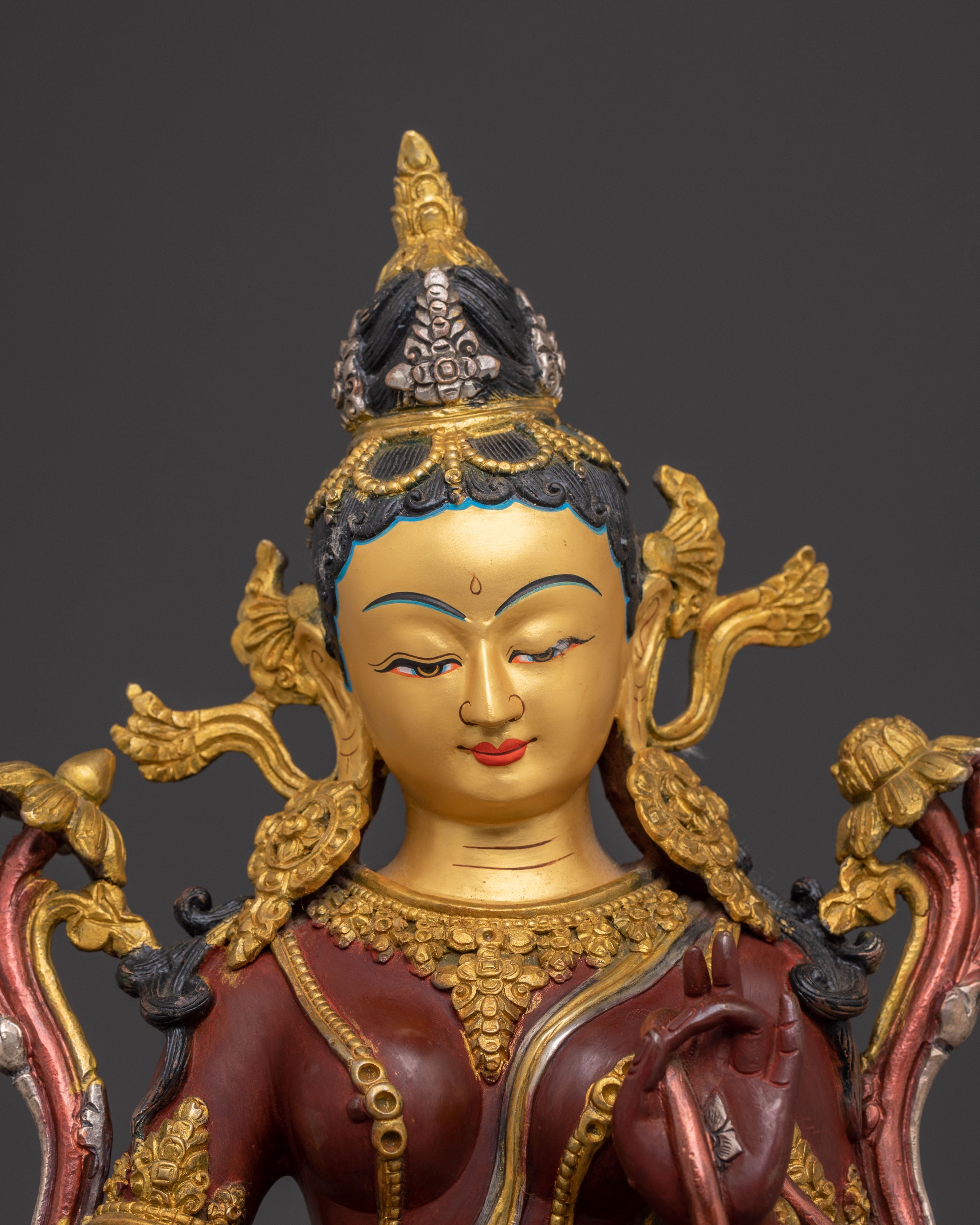 White Tara Spiritual Statue | Grace of Purity and Peace