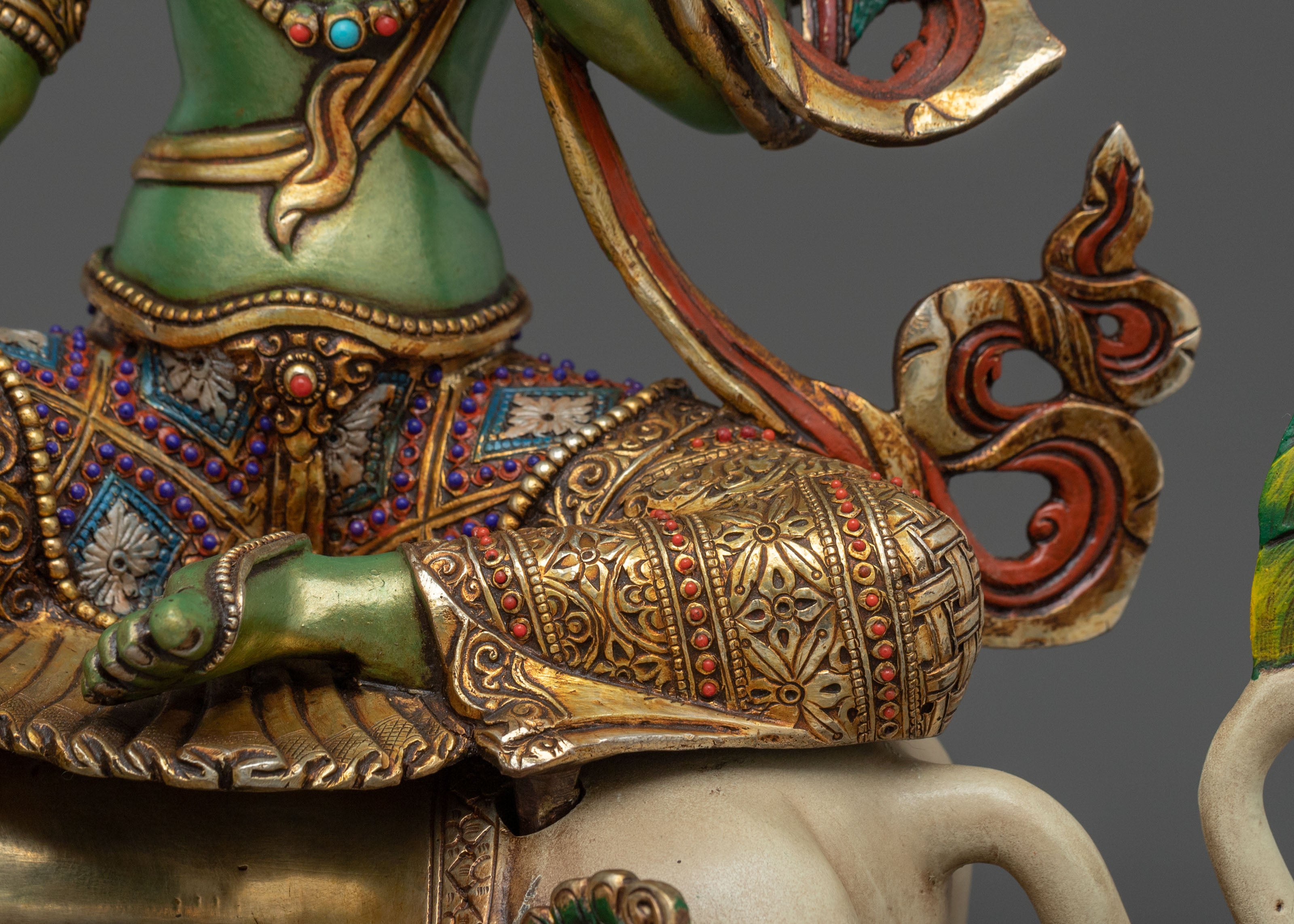 Green Tara Statue | Handcrafted Protector Figurine