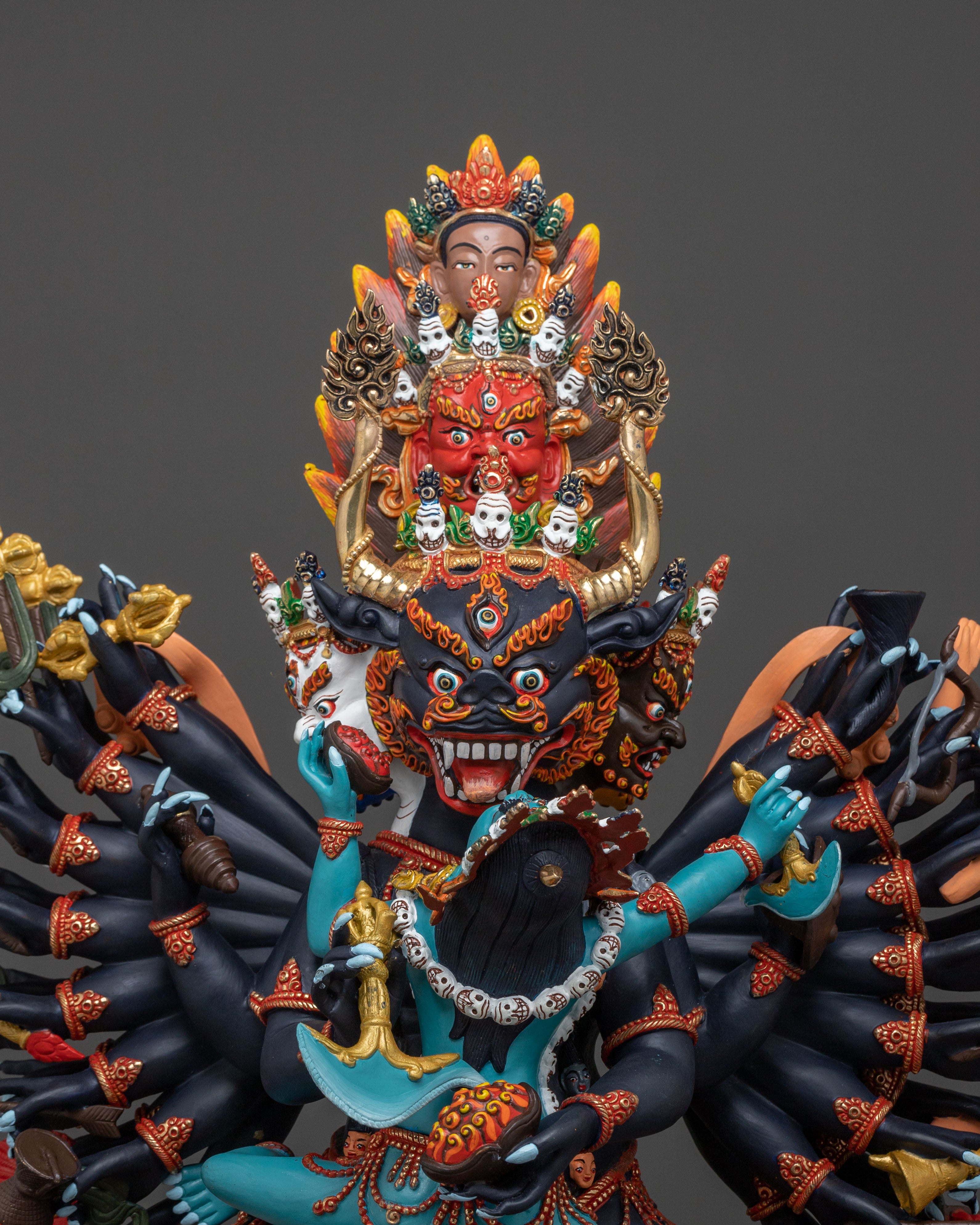 Yamantaka Wrathful Deity Statue | Fierce Protector of Enlightened