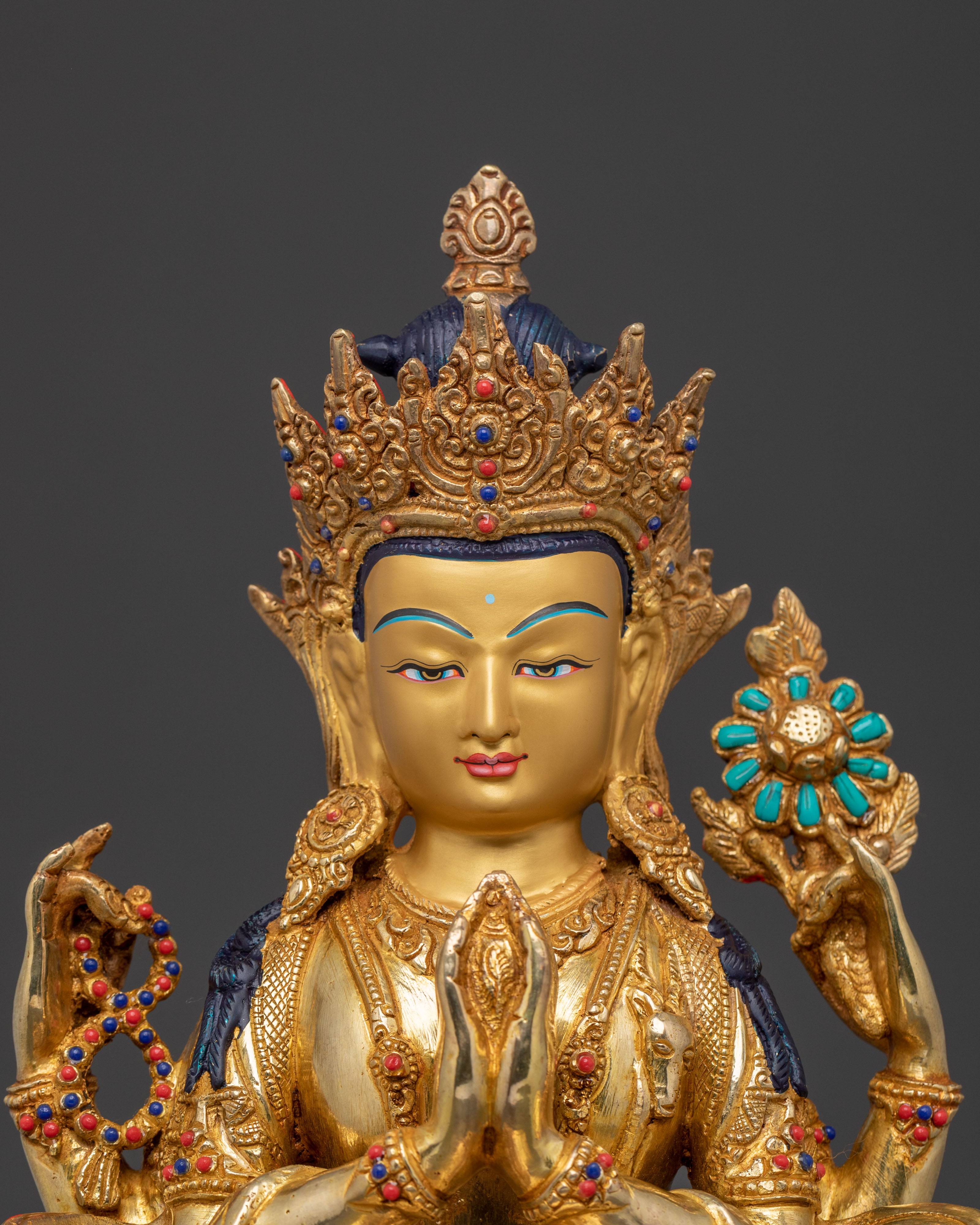 Chenrezig Blessing Statue | Symbol of Compassion and Spiritual Blessings