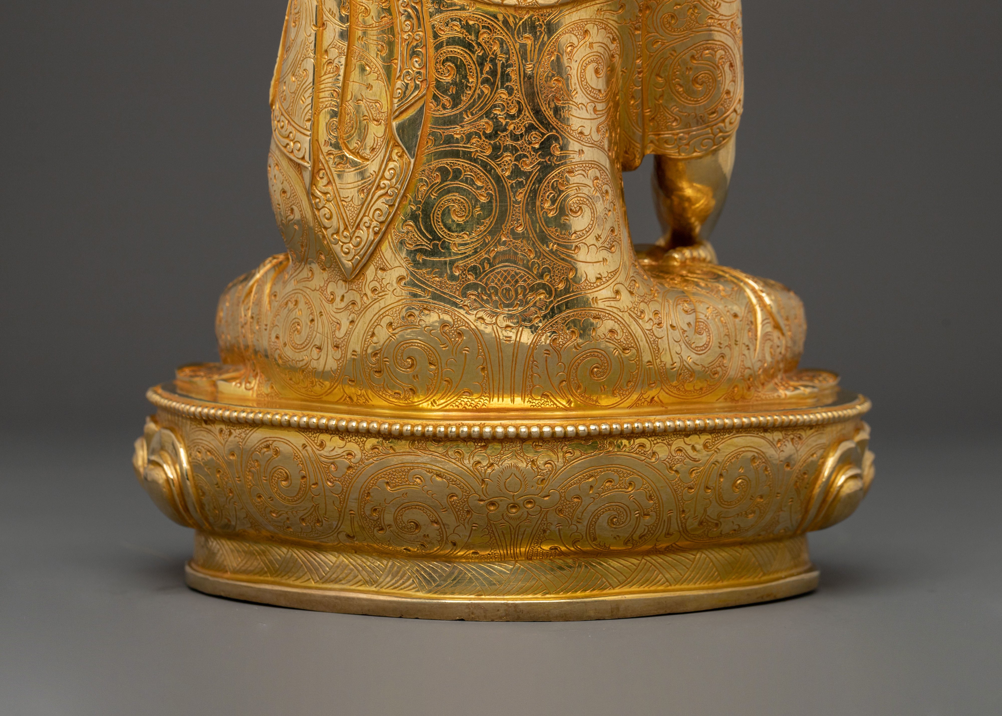 Shakyamuni Buddha: Golden Enlightenment Statue