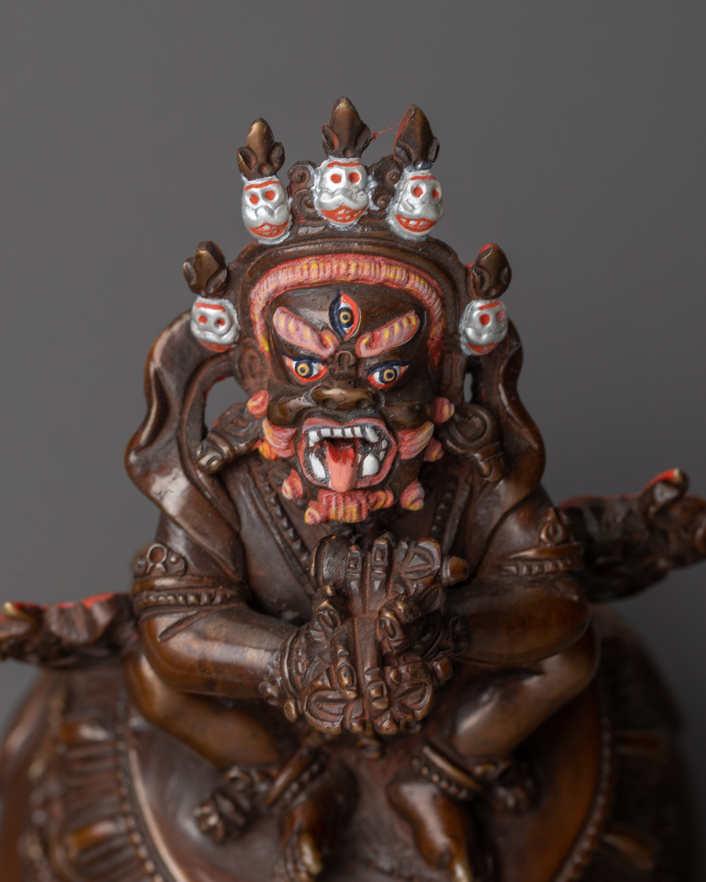 Handcrafted Nepalese-Crafted Vajradhaka Statue | Traditional Himalayan Art