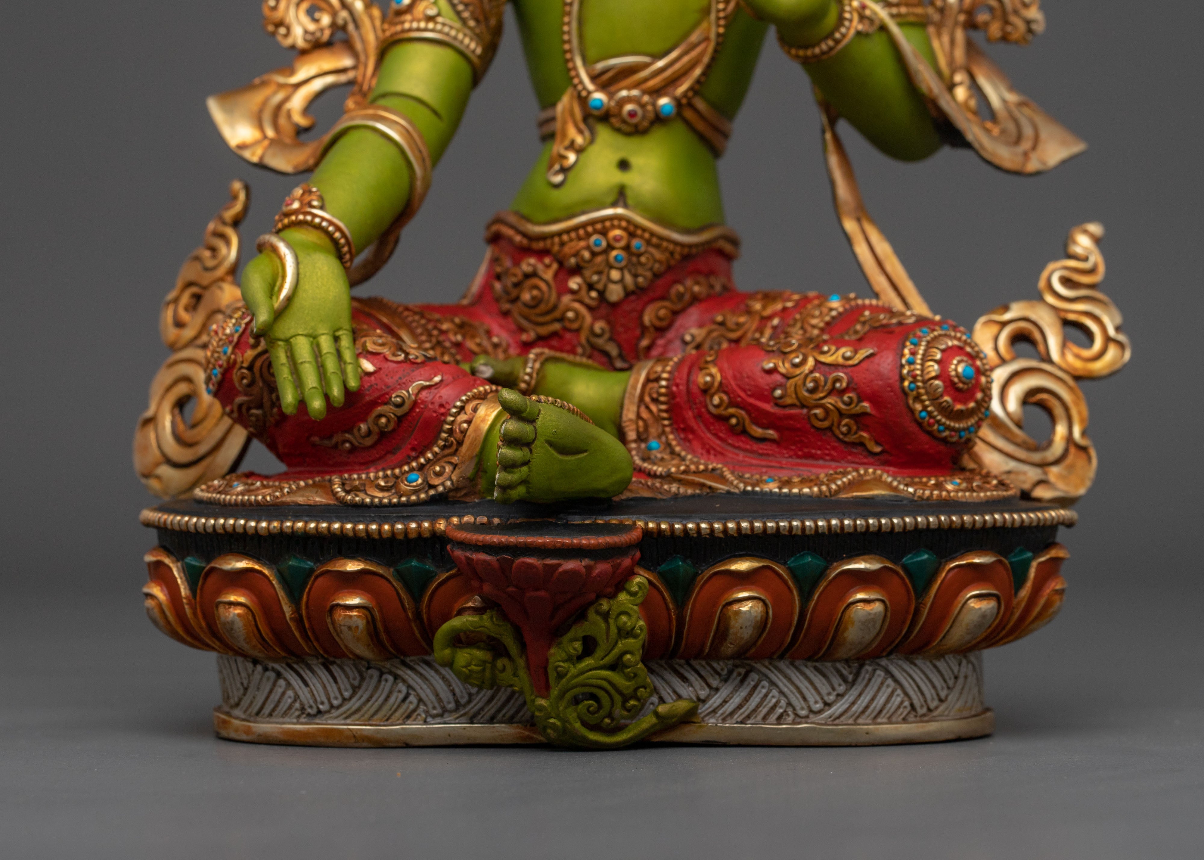 Goddess Shyama Tara Sacred Statue: Symbol of Compassion