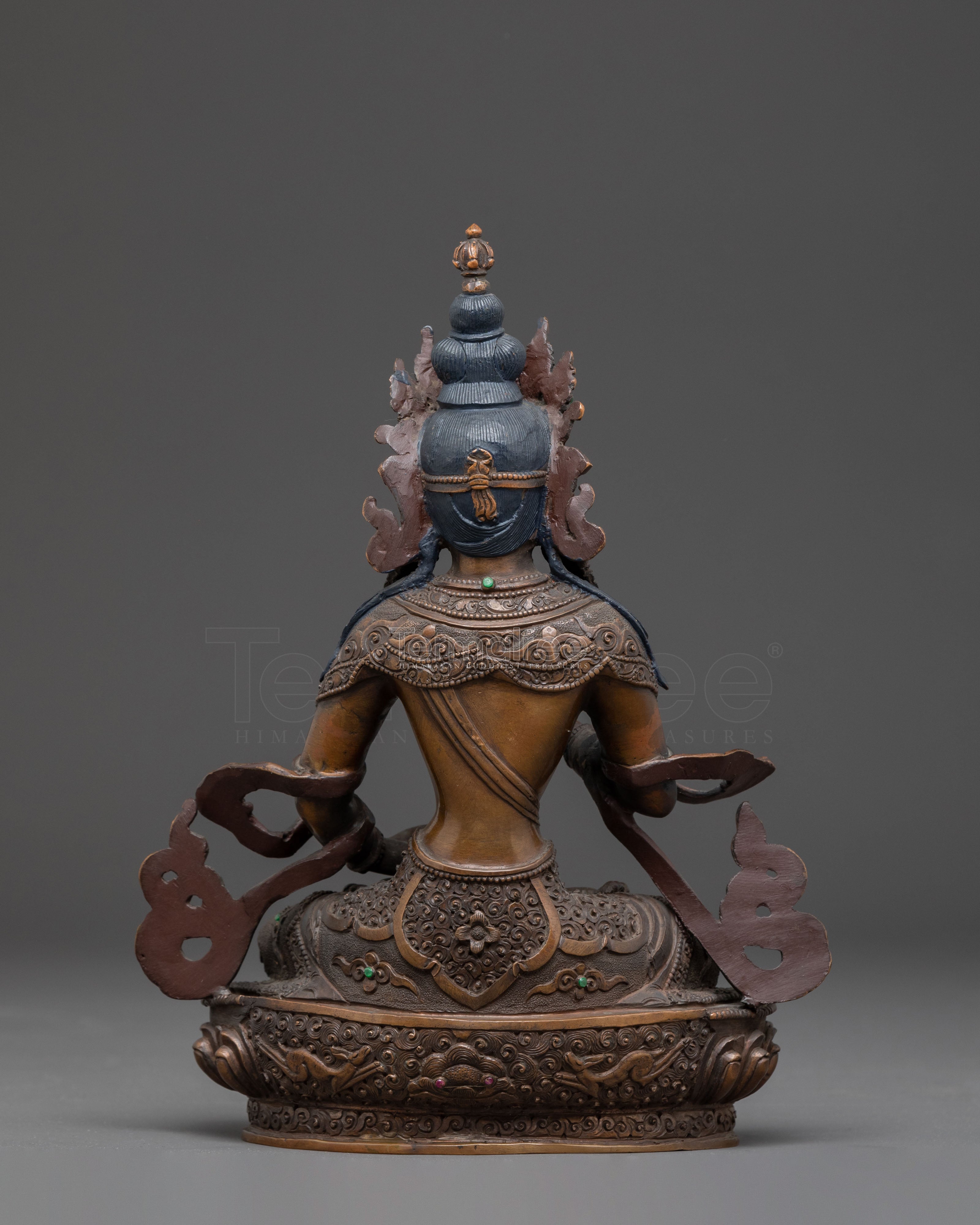 Handcrafted Copper Statue of Vajrasattva | Spiritual Purification
