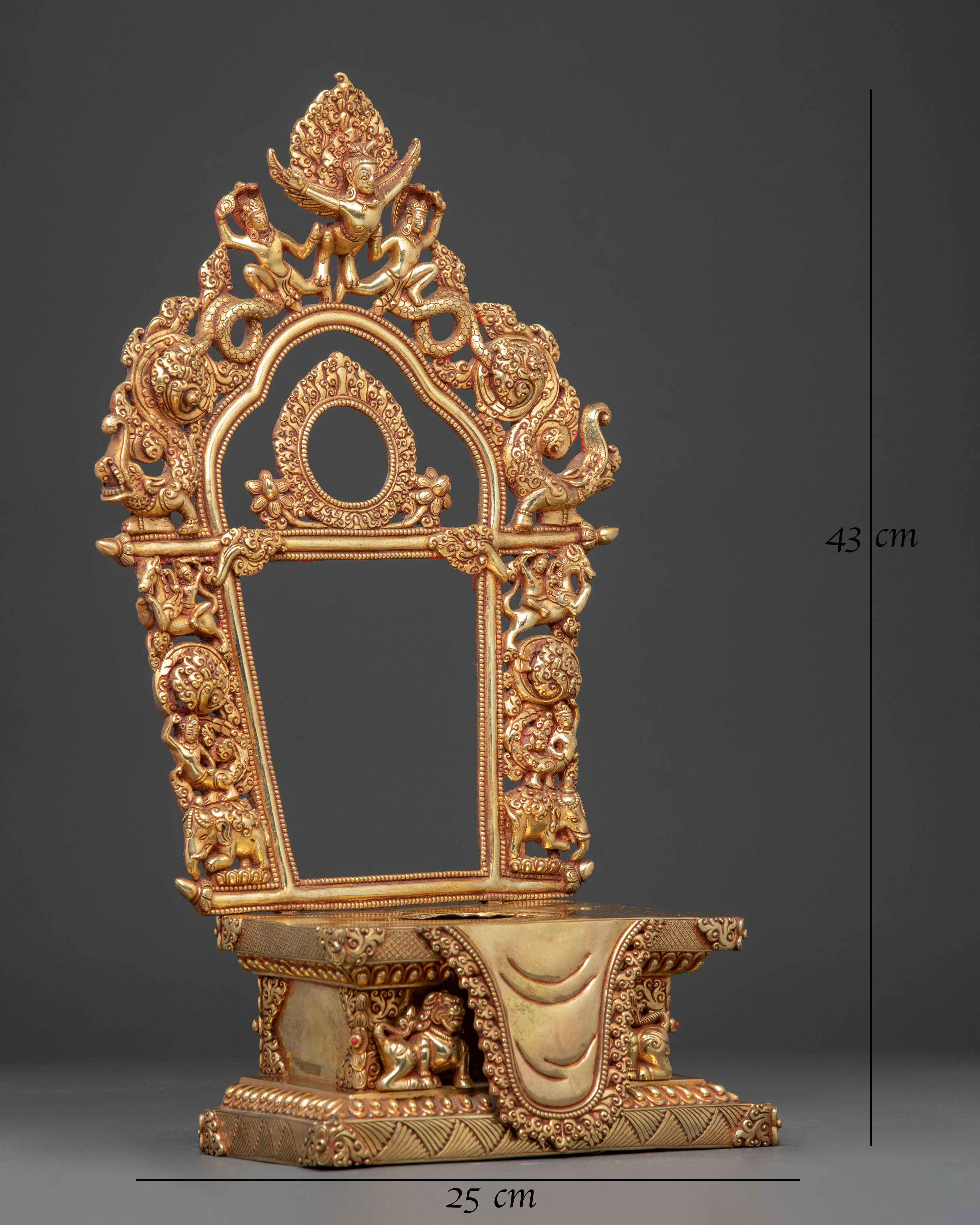 Sacred Throne for Buddhist Statues | Devotion, Protection, & Altar Display