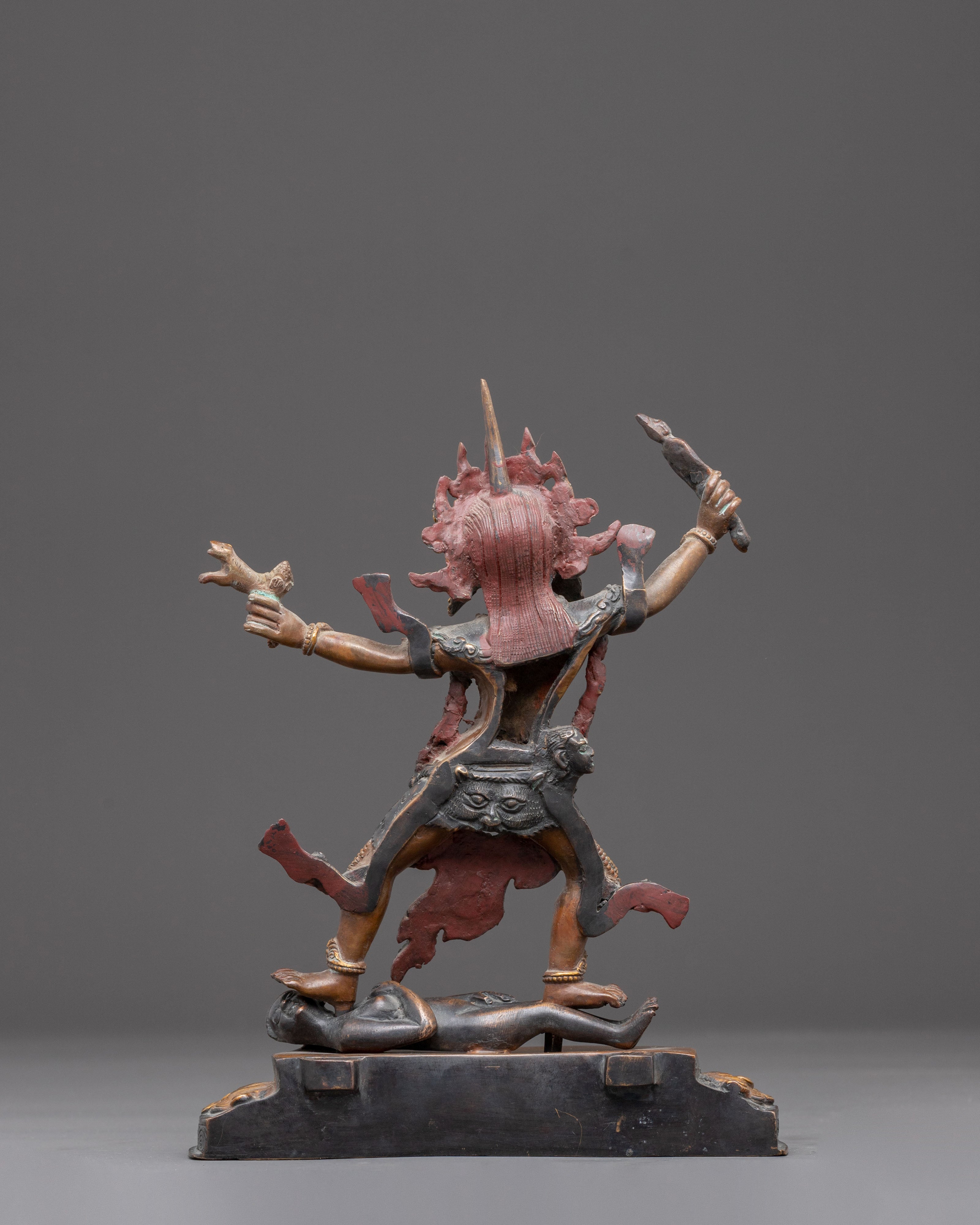 Handcrafted Ekajati Sculpture | Vajrayana Fierce Goddess