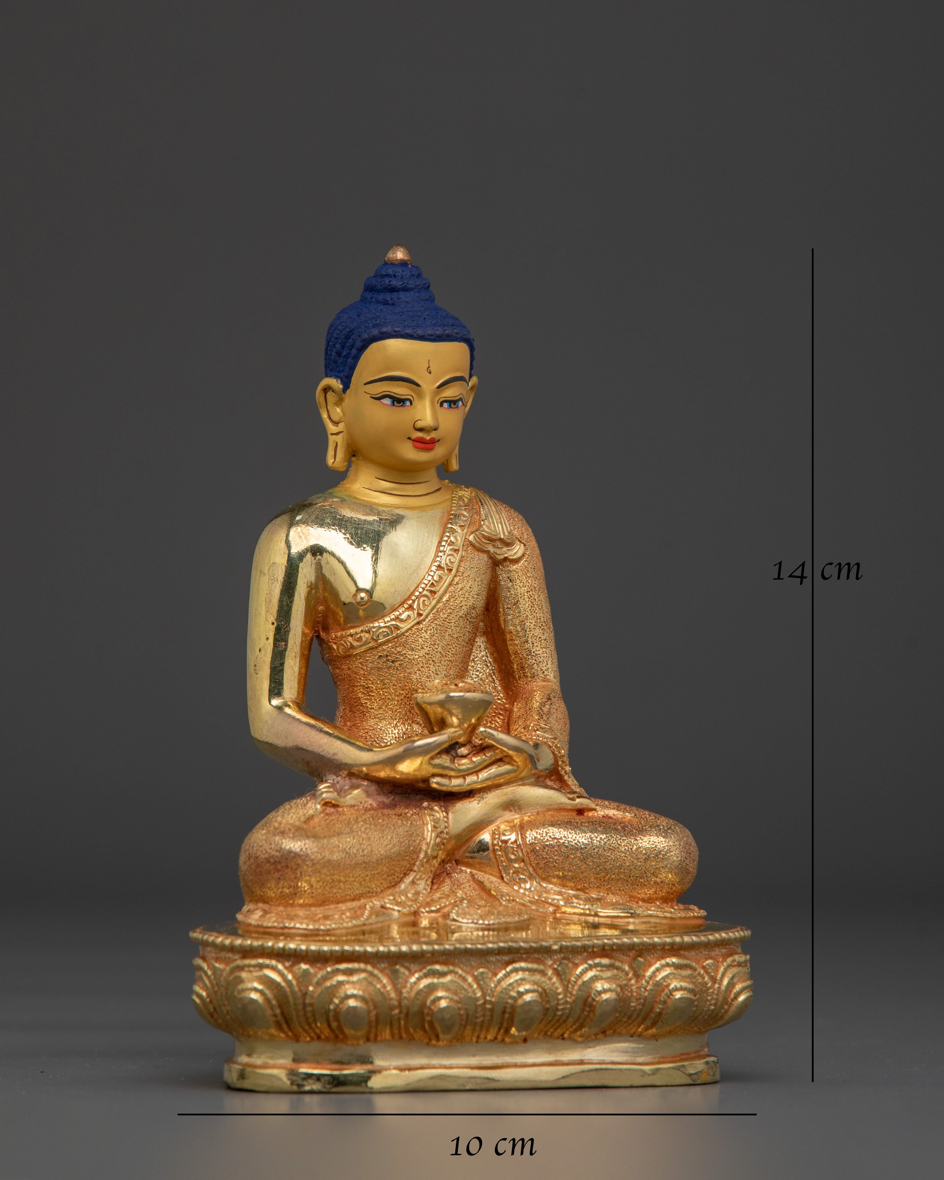 Copper Amitabha Buddha Sacred Statue | Made in Nepal