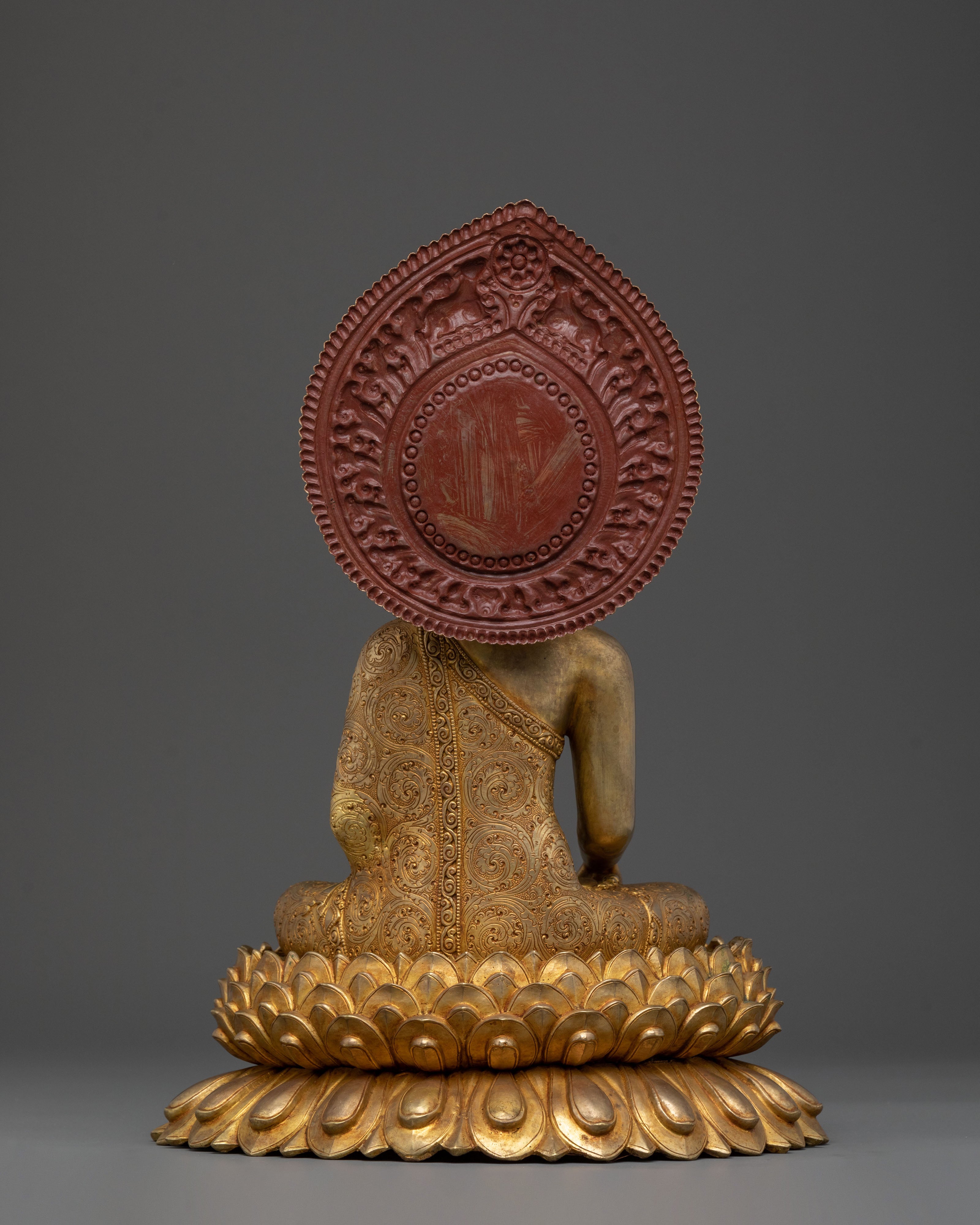 Shakyamuni Buddha Statue with Crown | Divine Figurine