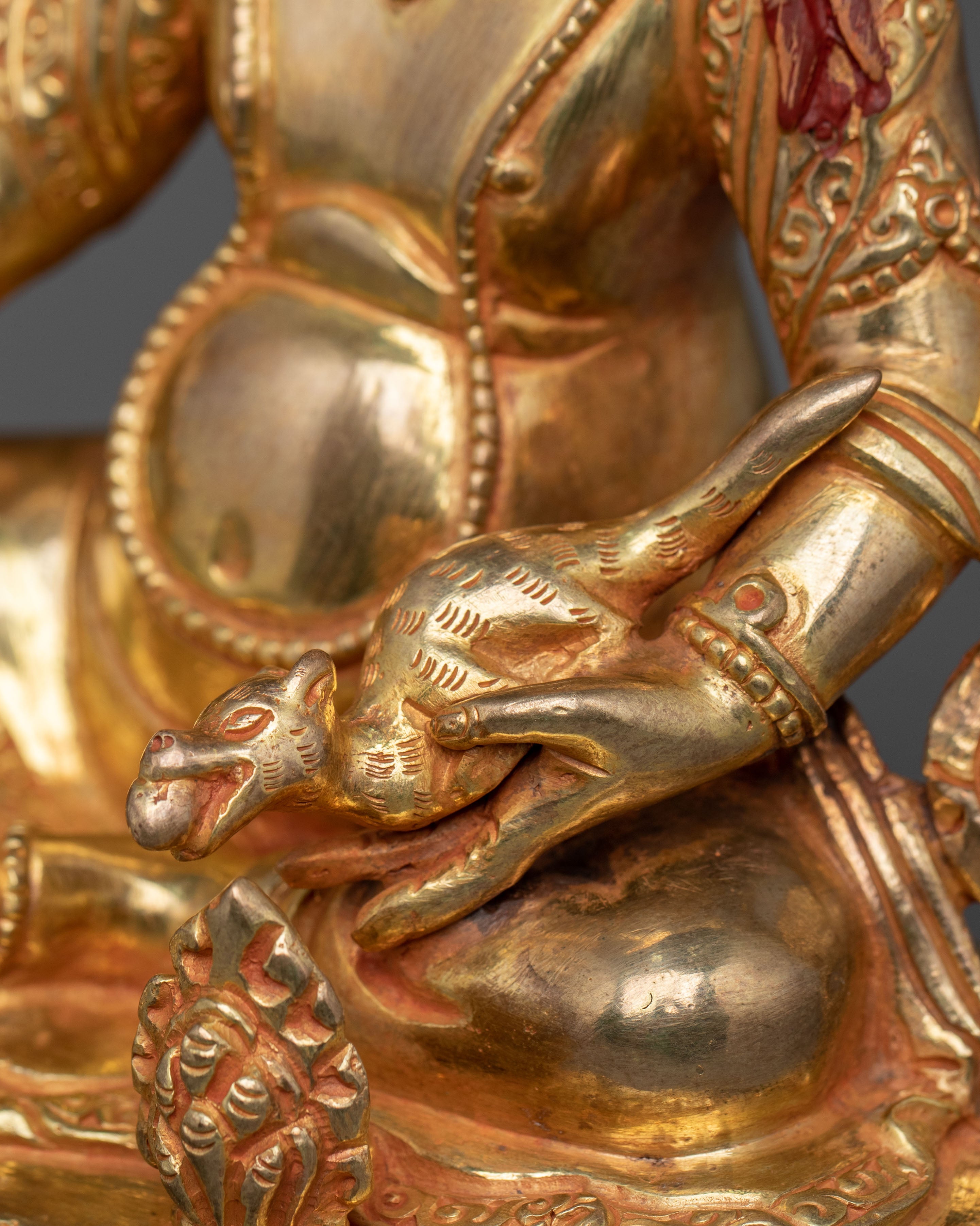 Dzambhala Statue Tibetan Wealth God | Buddhist Deity of Prosperity