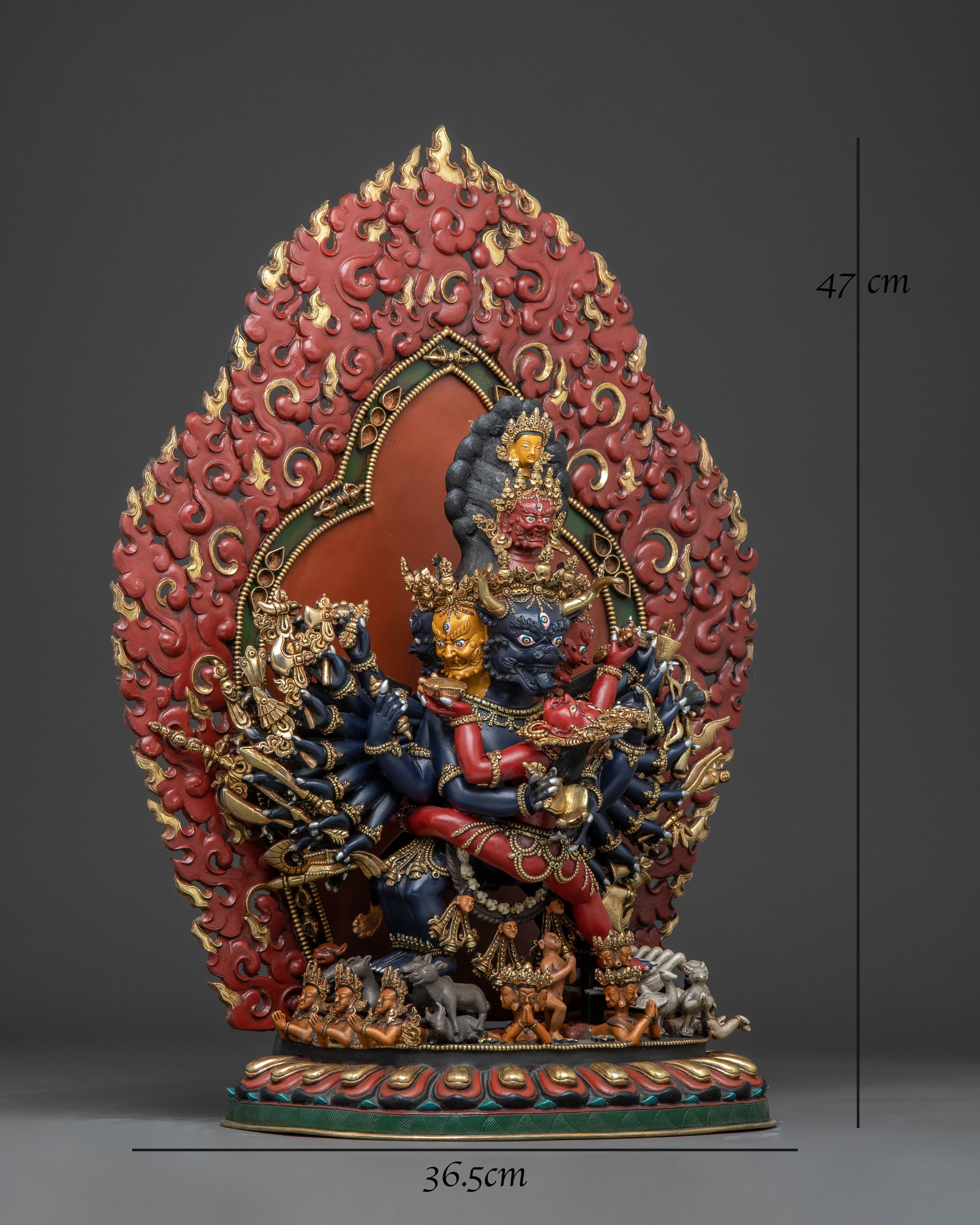 Tibetan Protector Deity Yamantaka Statue