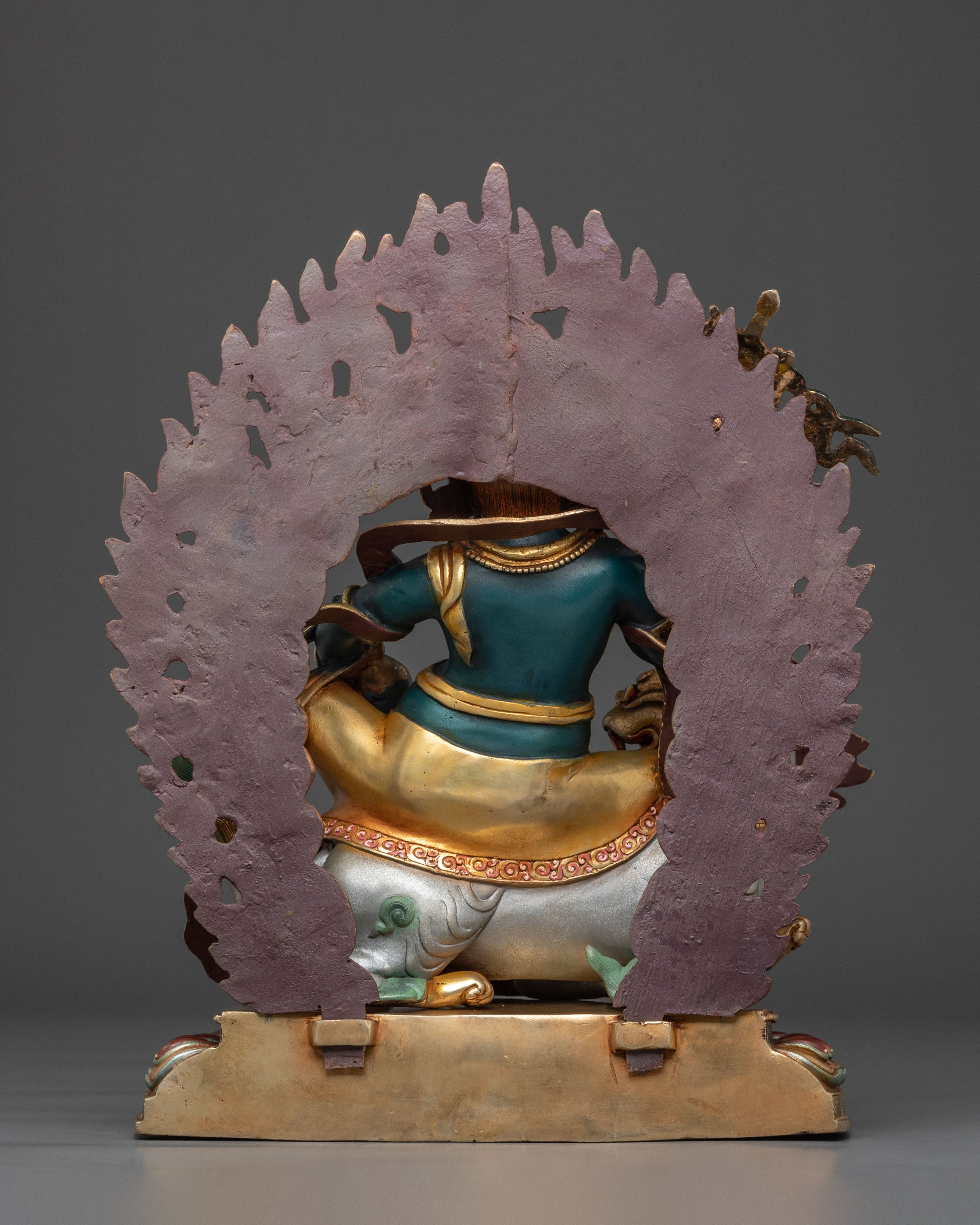 Sacred Namtoshe Wealth Deity Statue, Handcrafted in Nepal