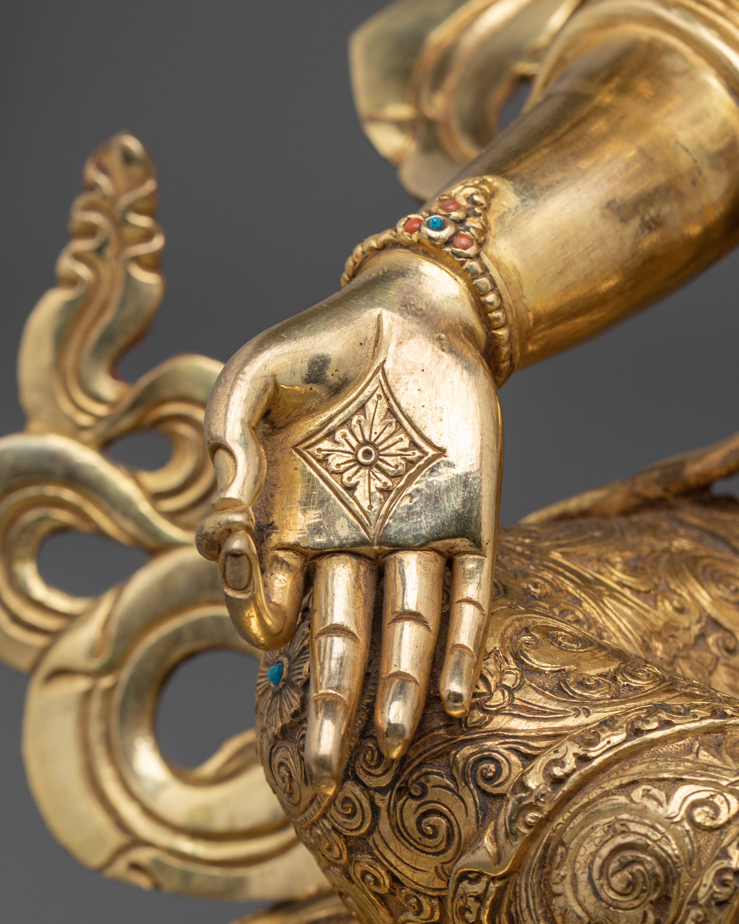 Green Tara Sculpture | Tibetan Buddhist Deity of Protection