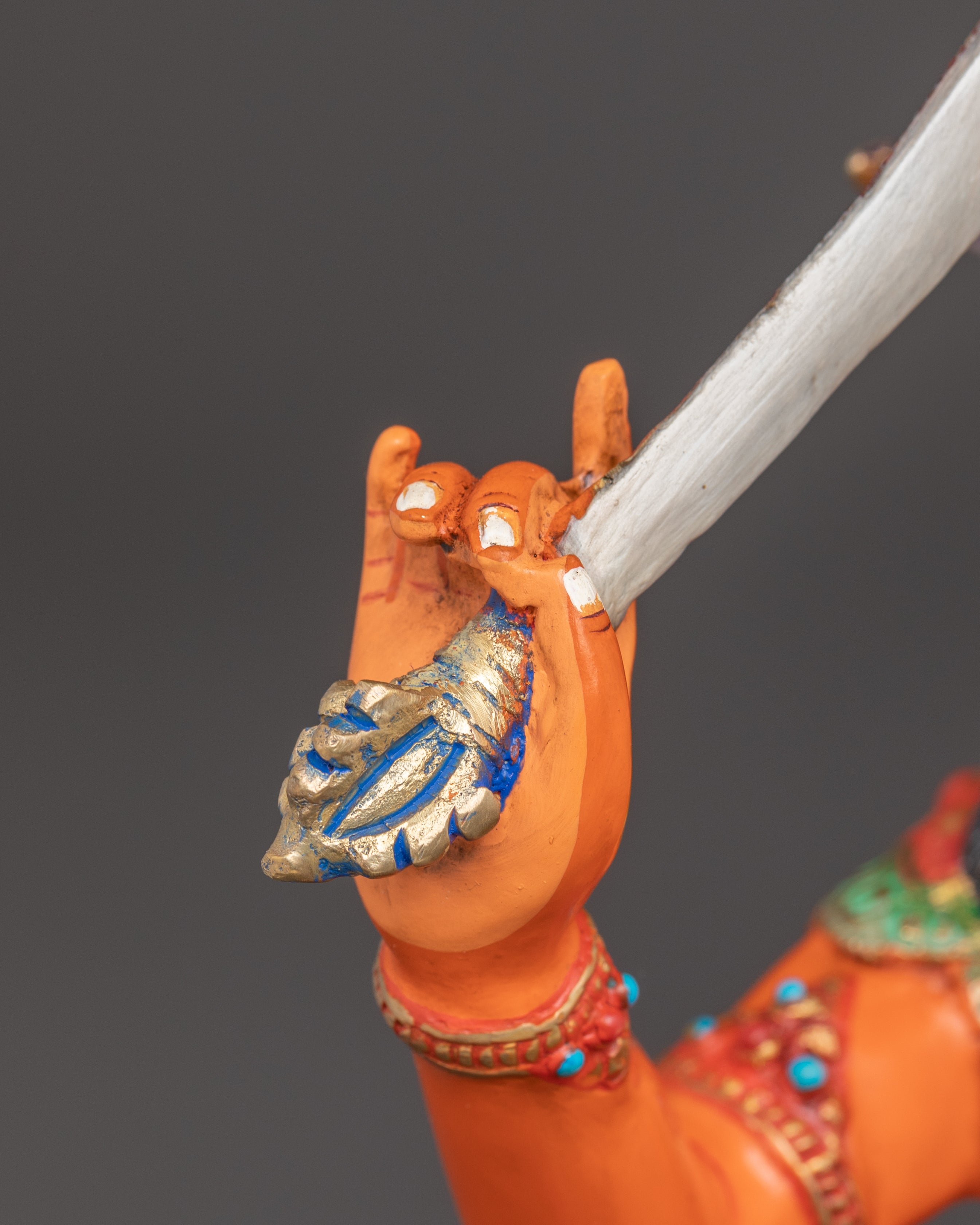 Himalayan Handcrafted Statue of Bodhisattva Manjushri