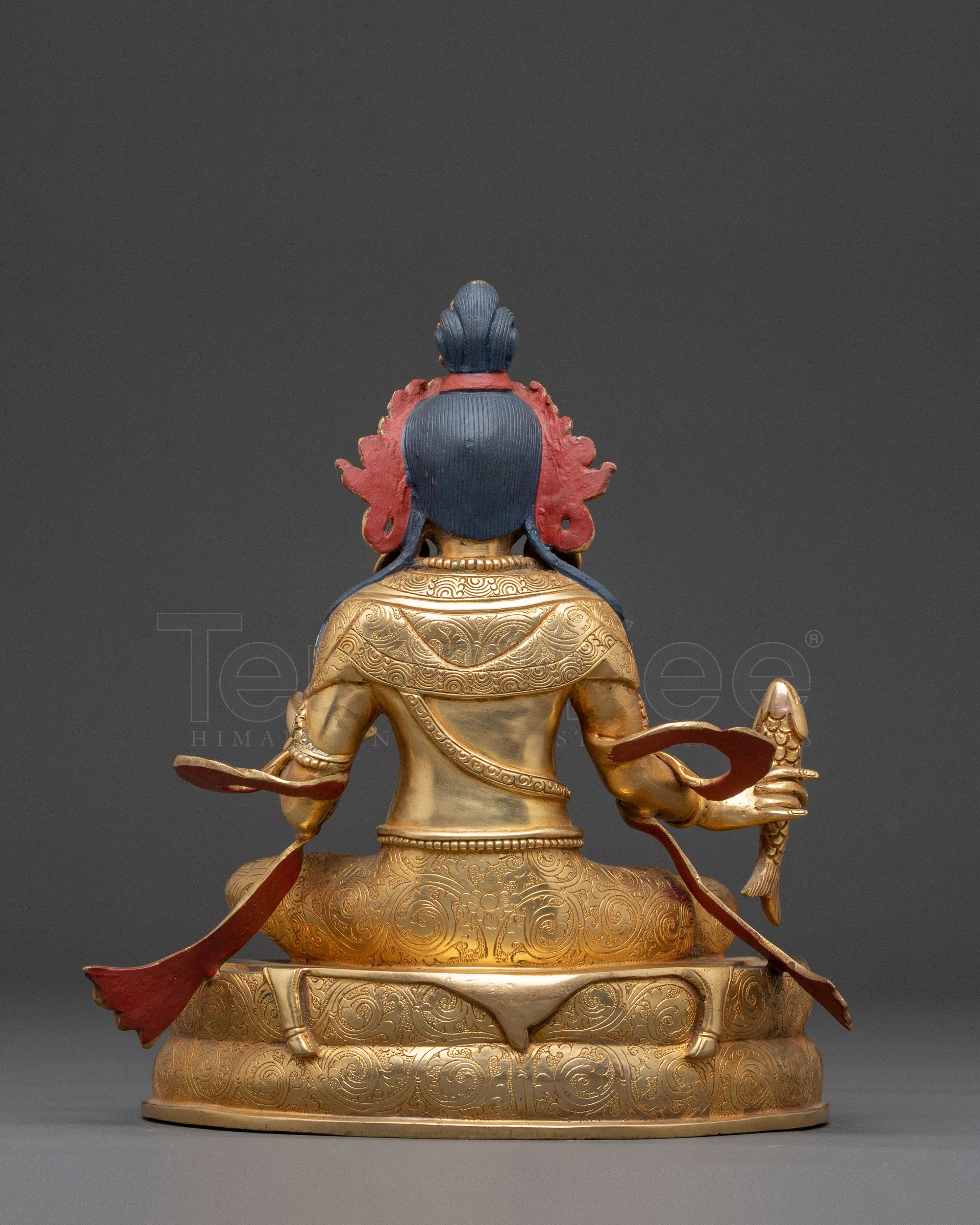 Handmade Tilopa Spiritual Statue - 24K Gilded Masterpiece