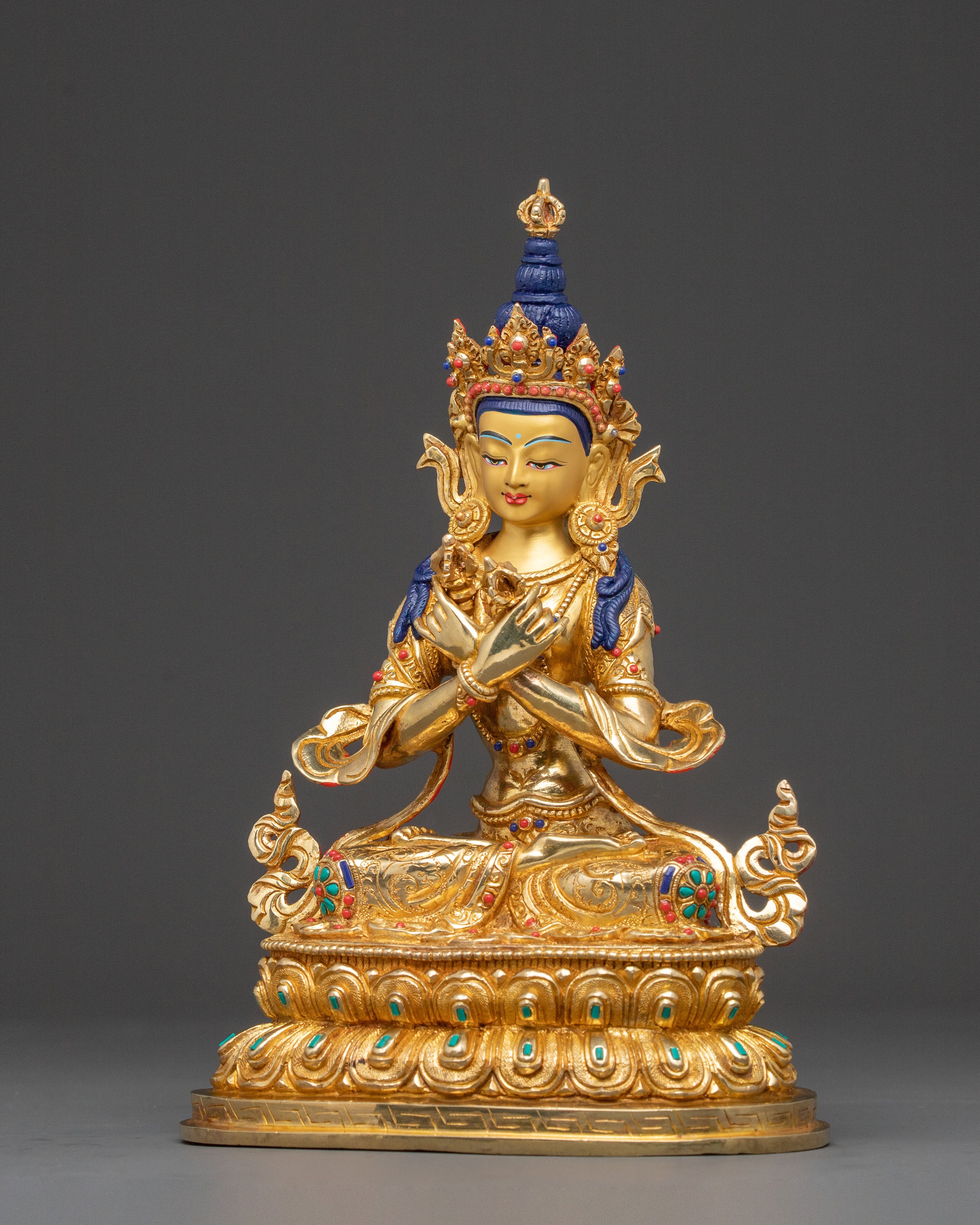 Golden Statue of Primordial Buddha Vajradhara