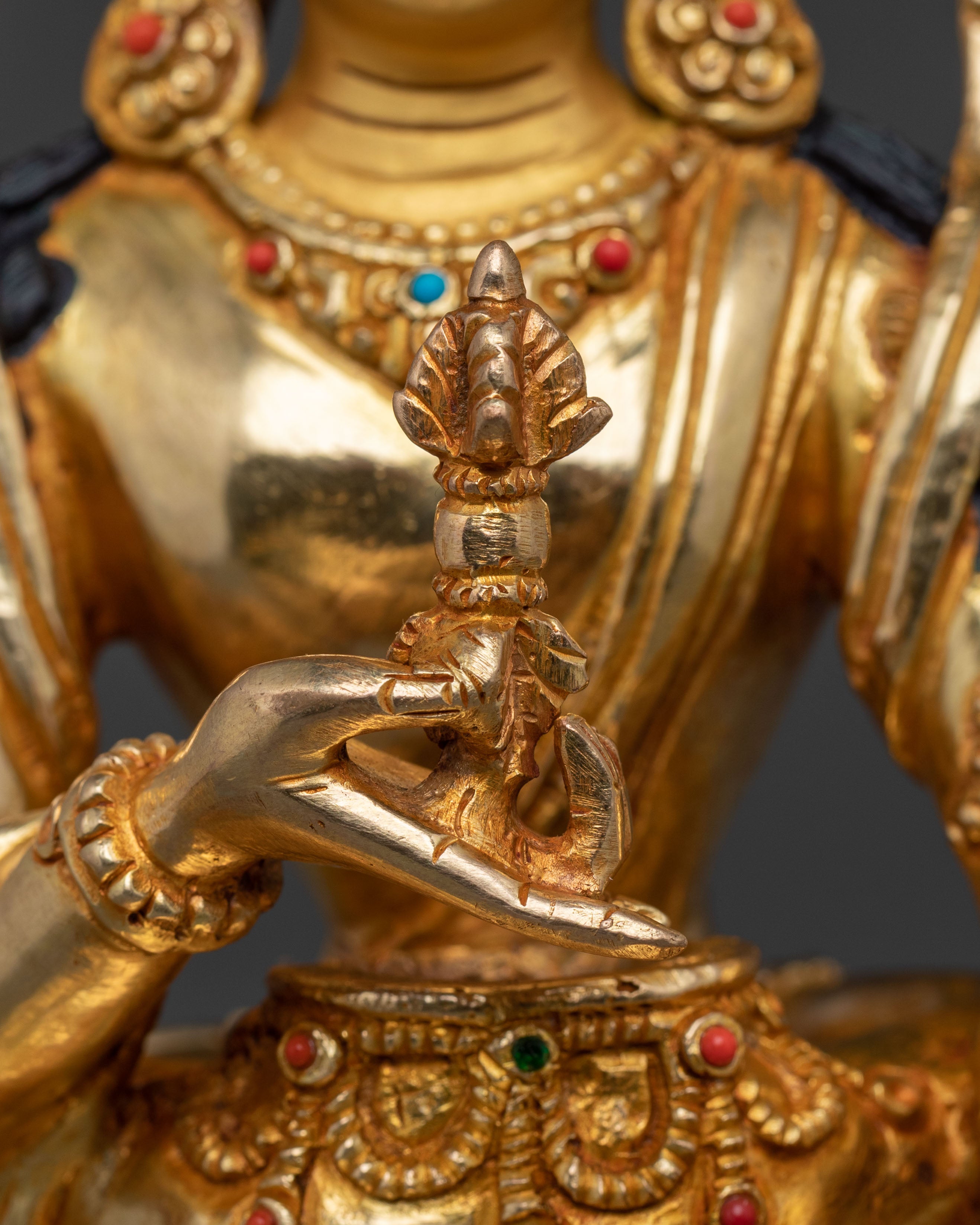 Vajrasattva Sculpture with Vajragarvi | Sacred Union of Purification