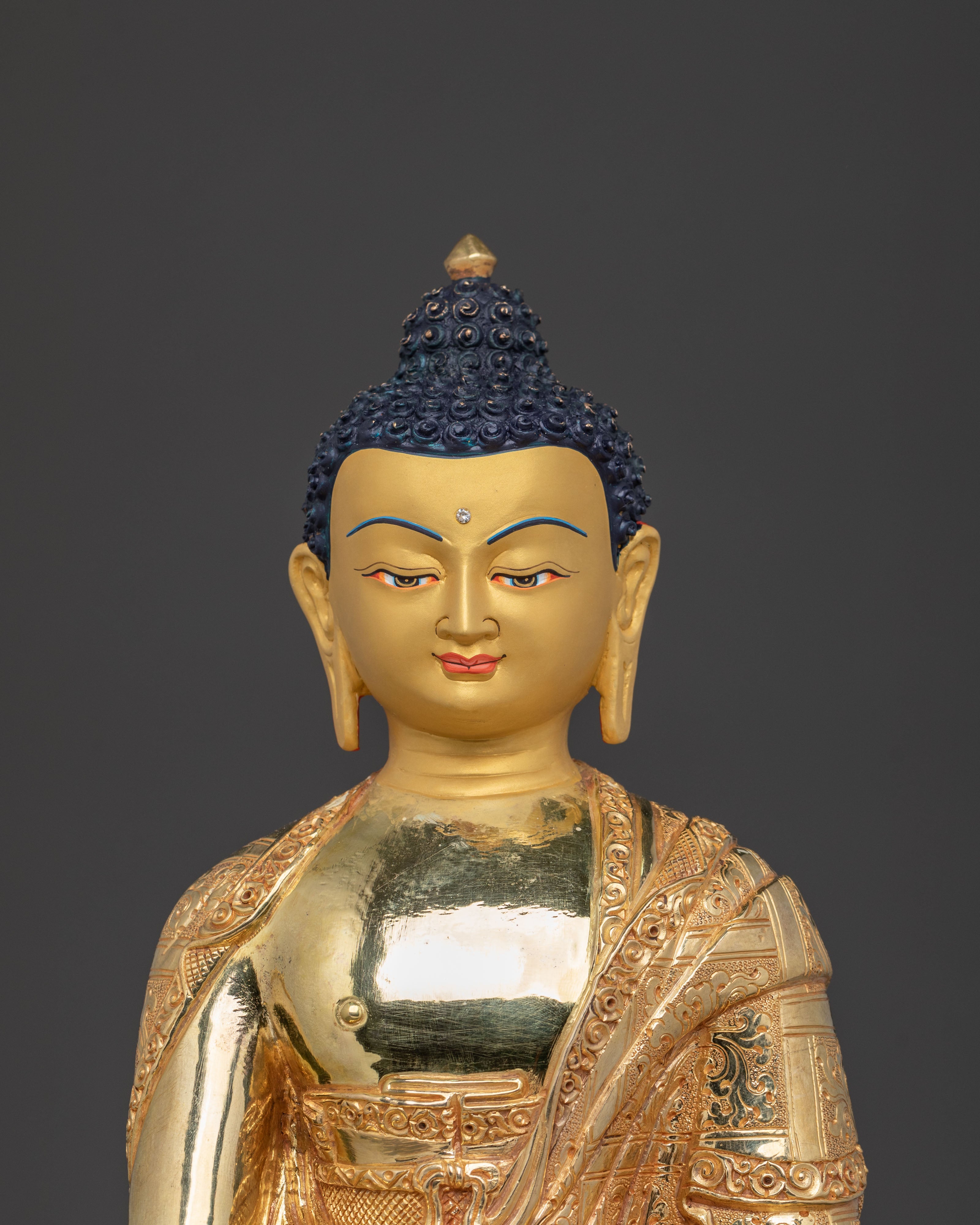 Shakyamuni Buddha Statue | Peaceful Buddhist Figurine